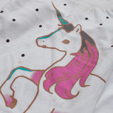 Girls Printed Full Sleeve Suit (Unicorn)