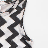 Girls Printed Frock Color White Code-F