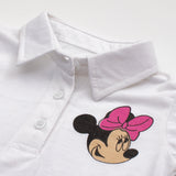 Girls Half Sleeve Printed Top ( Minnie )