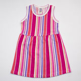 Girls Printed Frock Color Multi Code-F