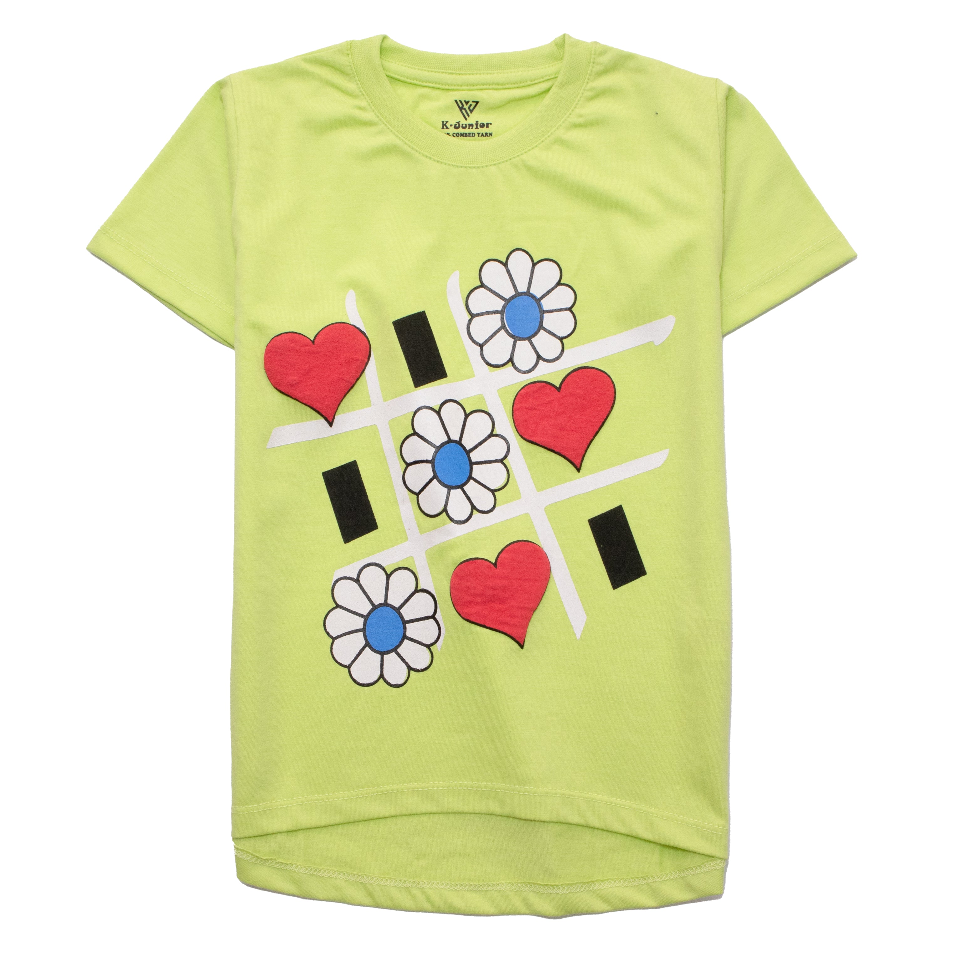 Girls H/S t shirt code - (flower)