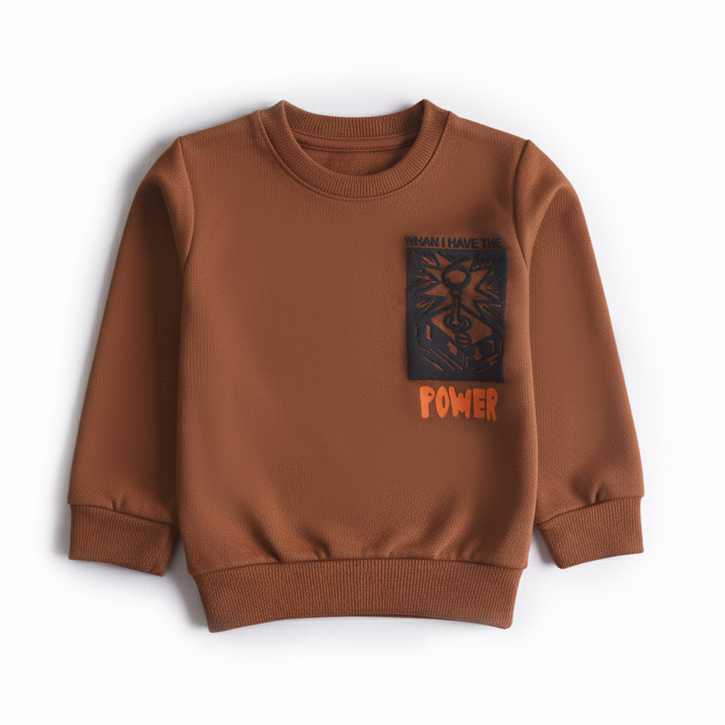 Boys Printed Full Sleeve Sweat T-Shirt (7196)