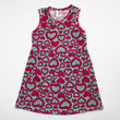 Girls Printed Frock Color Pink Code-C