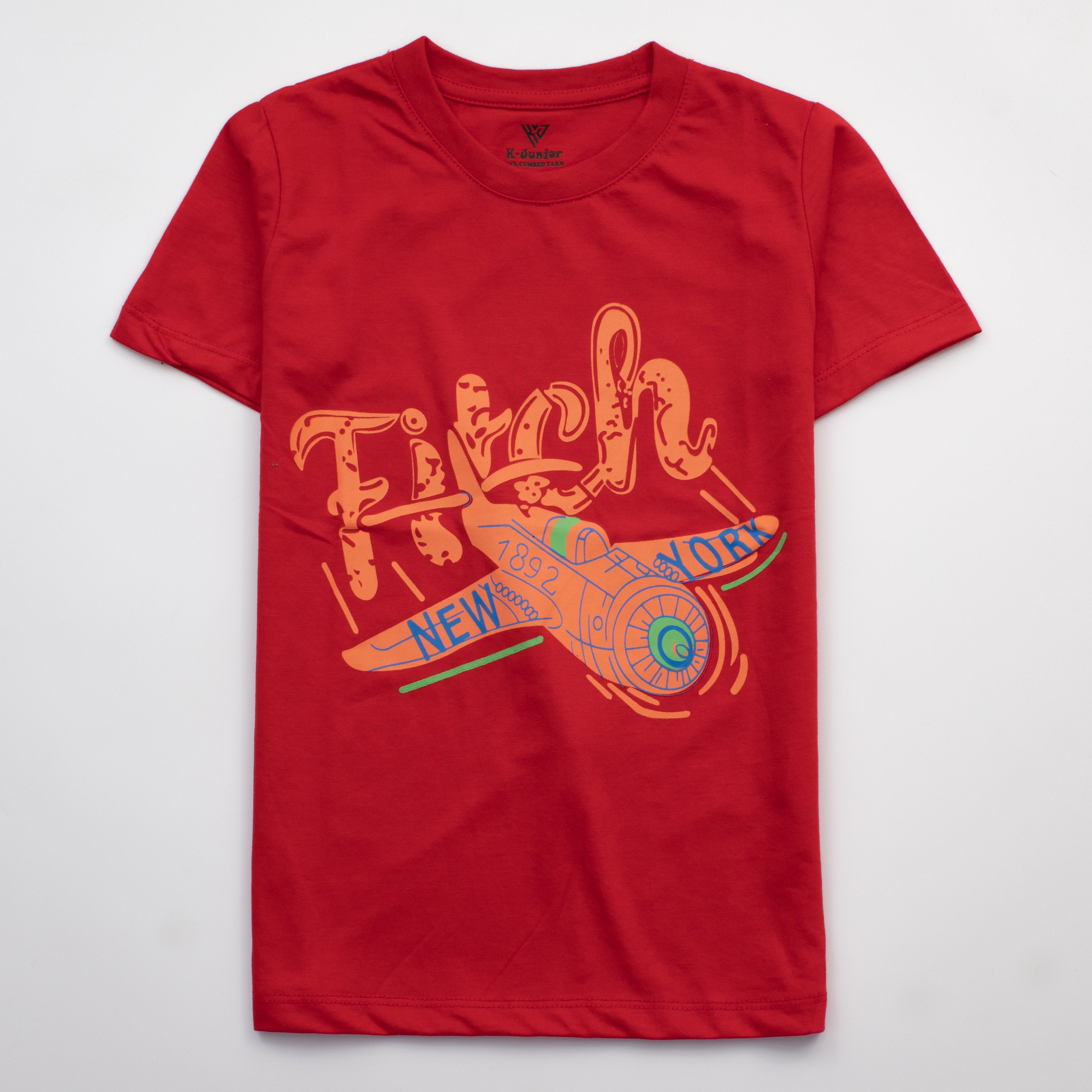 Boys Half Sleeves-Printed T-Shirt (New York)