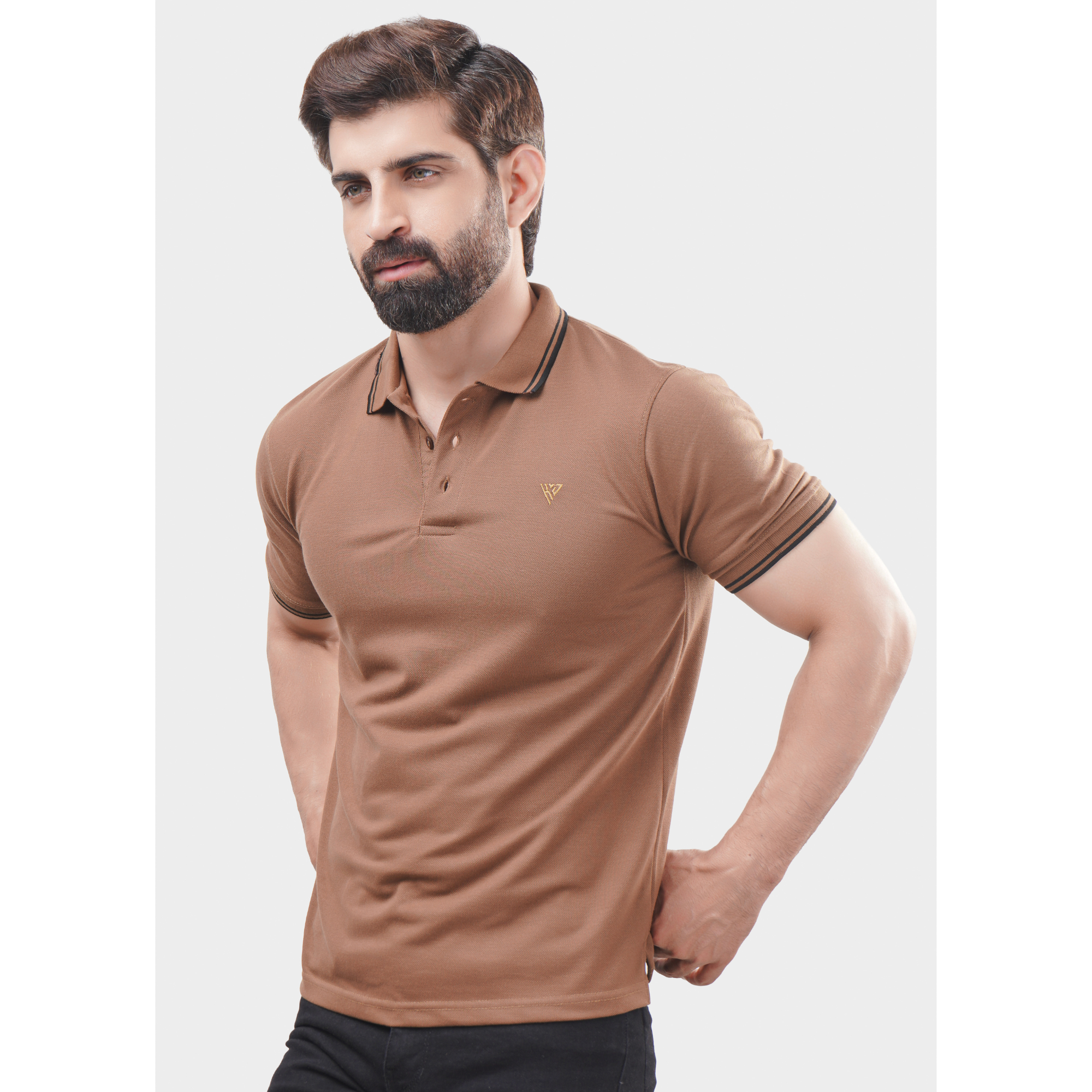 Men's Pique Half Sleeve Polo
