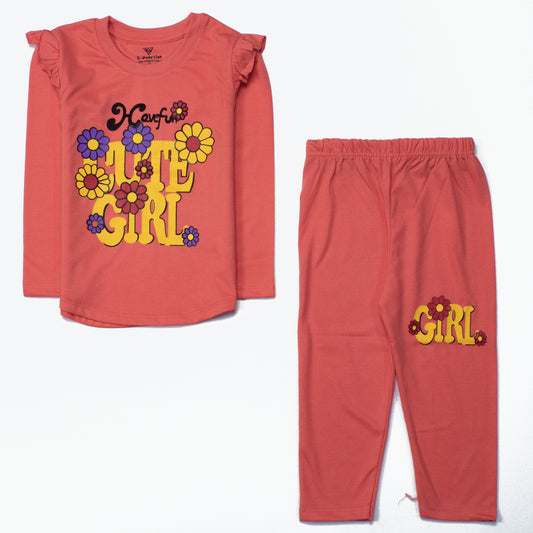 Girls Printed Full Sleeve Suit (Have-ful)