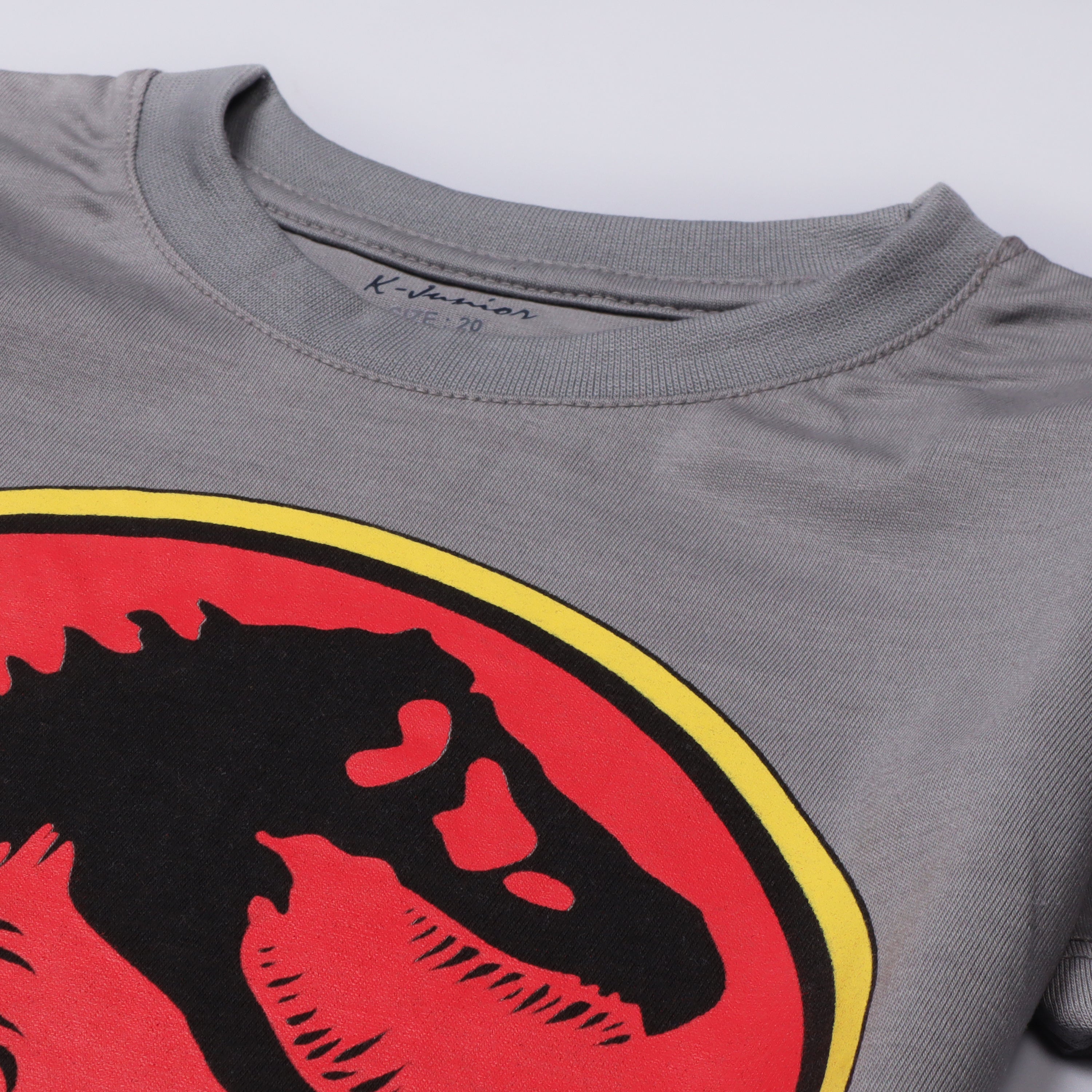Infant Boys Half Sleeves-Printed T-Shirt (Jurassic)