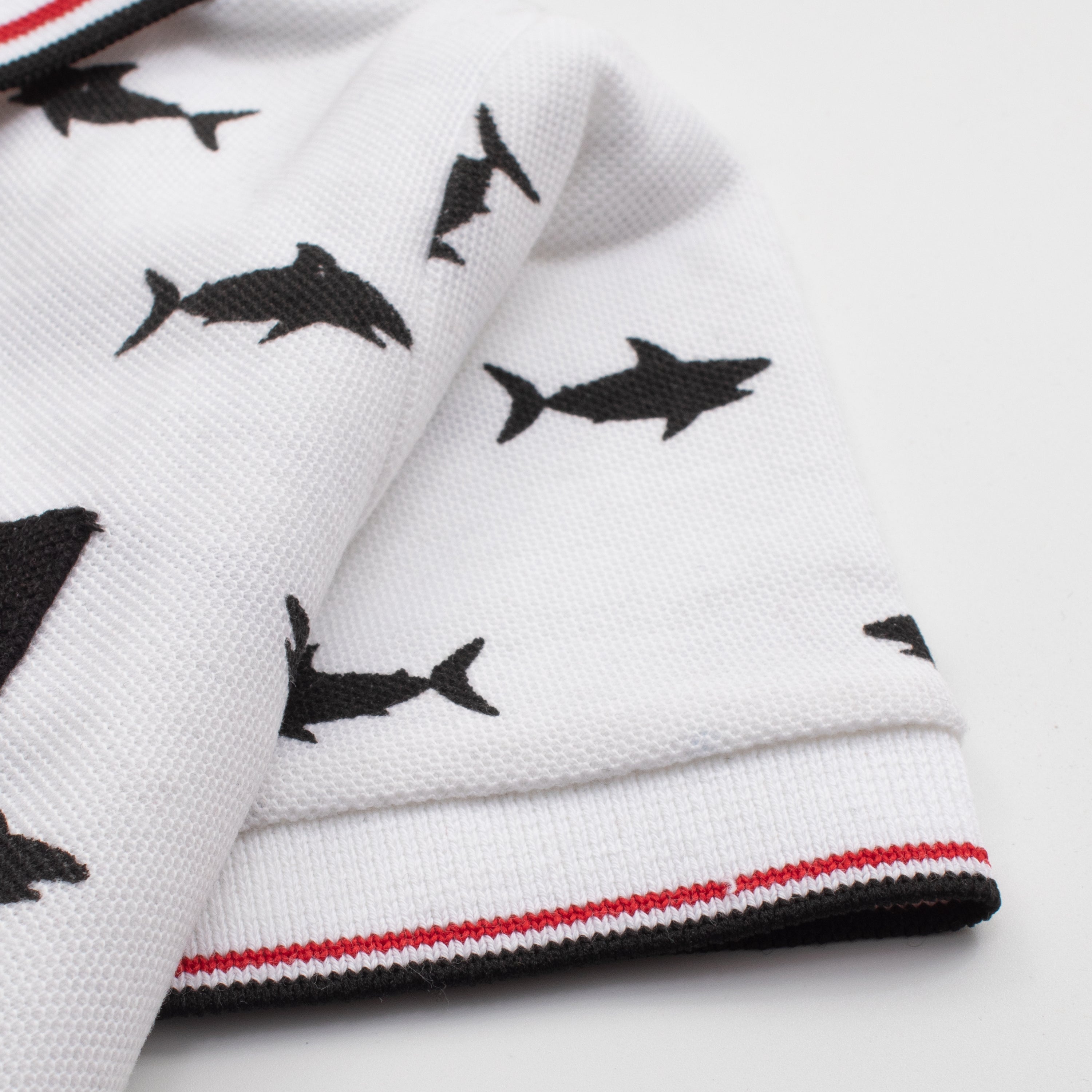 Boys Half Sleeves Polo T-Shirt (Fish)