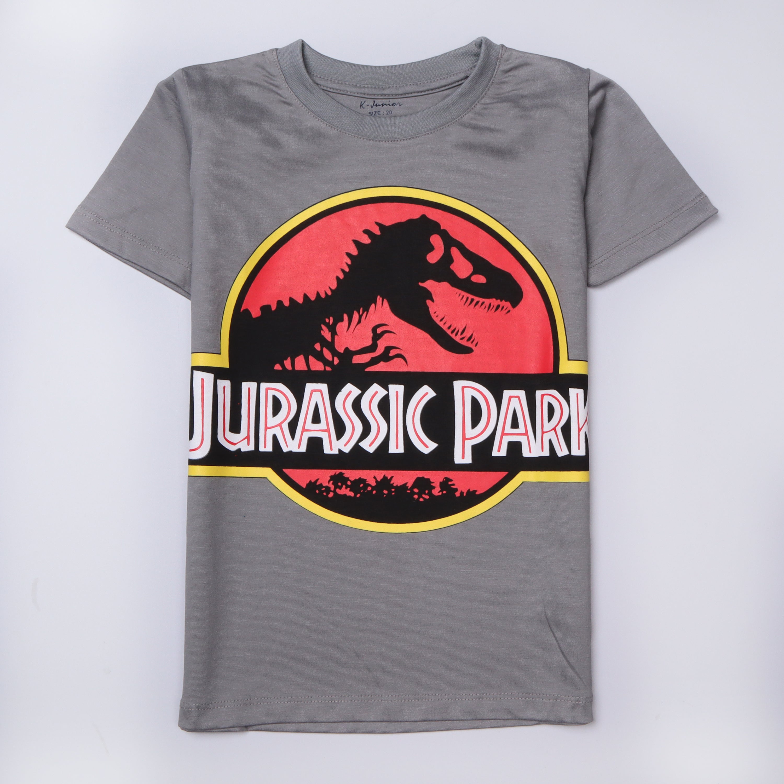 Infant Boys Half Sleeves-Printed T-Shirt (Jurassic)