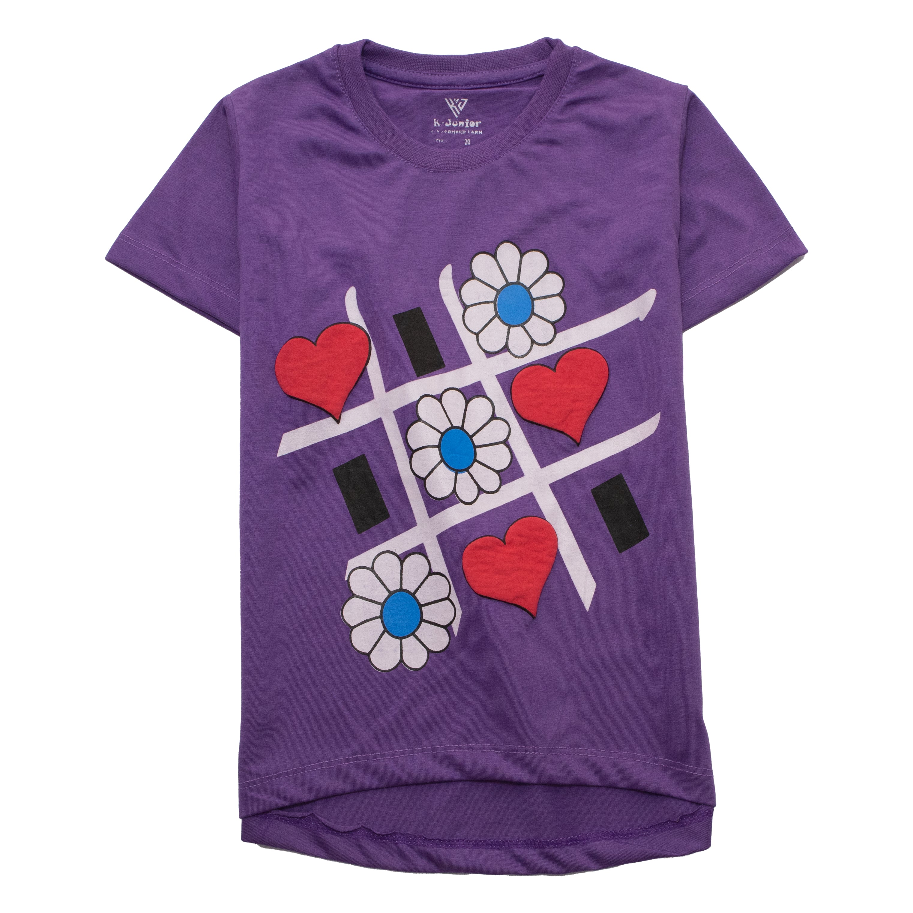 Girls H/S t shirt code - (flower)