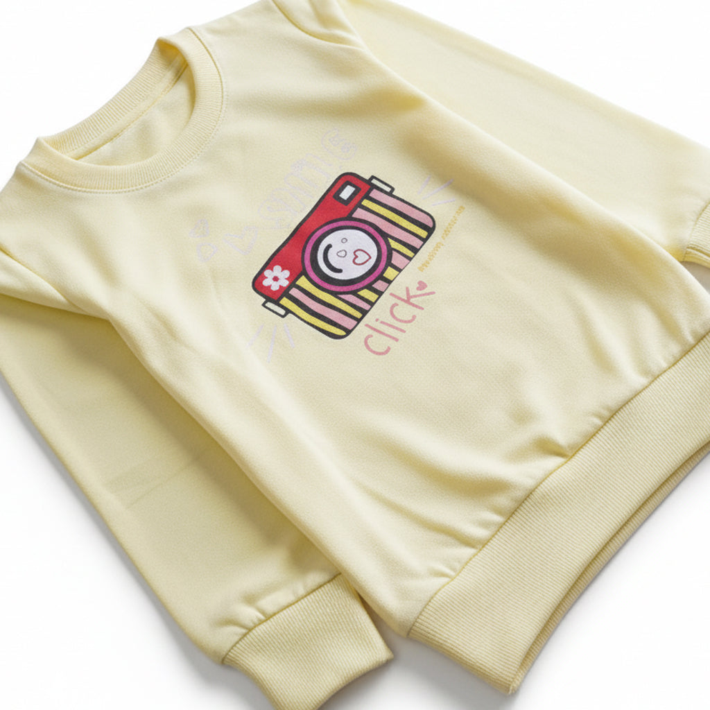 Girls Sweatshirt Code-( Smile )