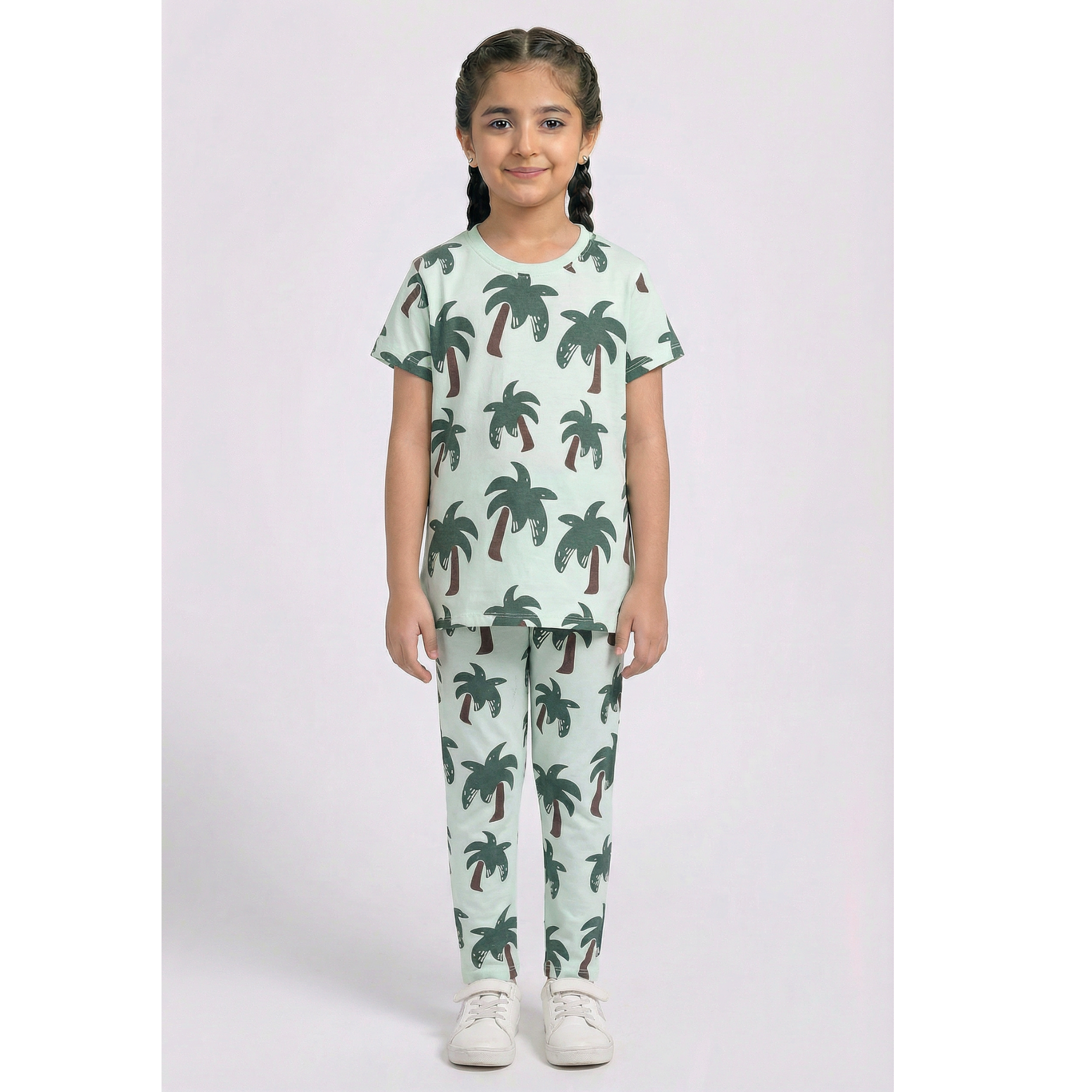 Girls 2 Piece Set (Printed Tree)