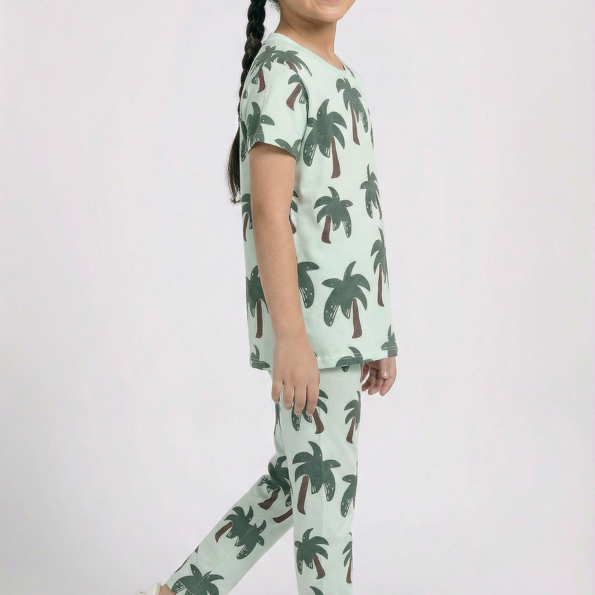 Girls 2 Piece Set (Printed Tree)