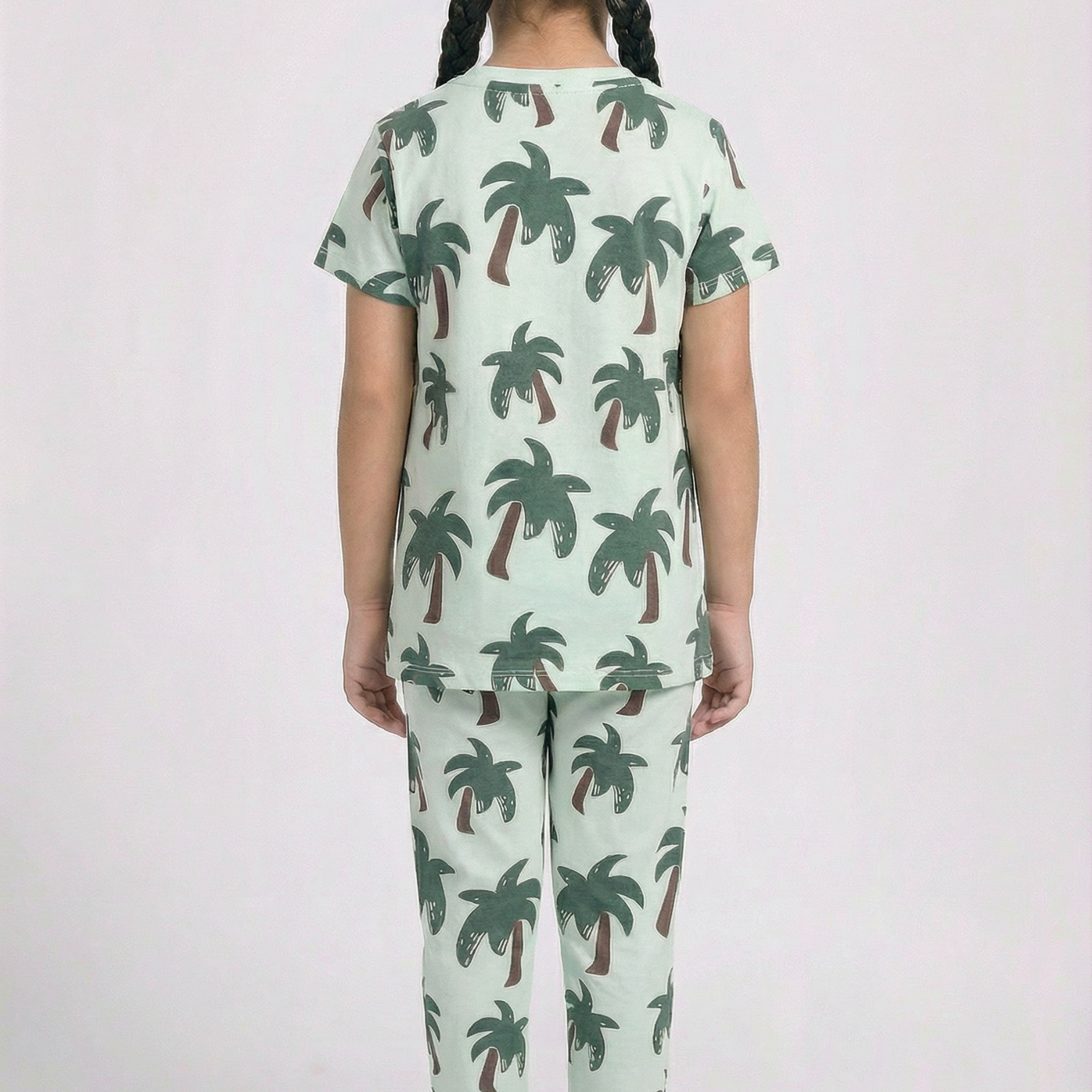 Girls 2 Piece Set (Printed Tree)