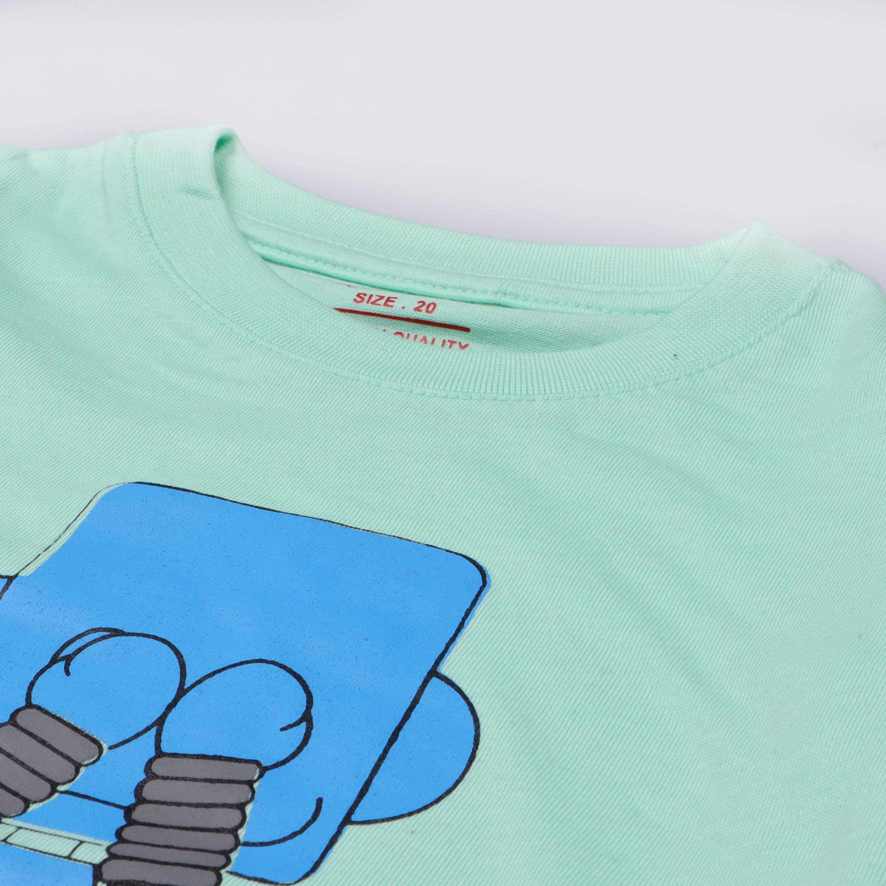Infant Boys Half Sleeves-Printed T-Shirt (Perfect)