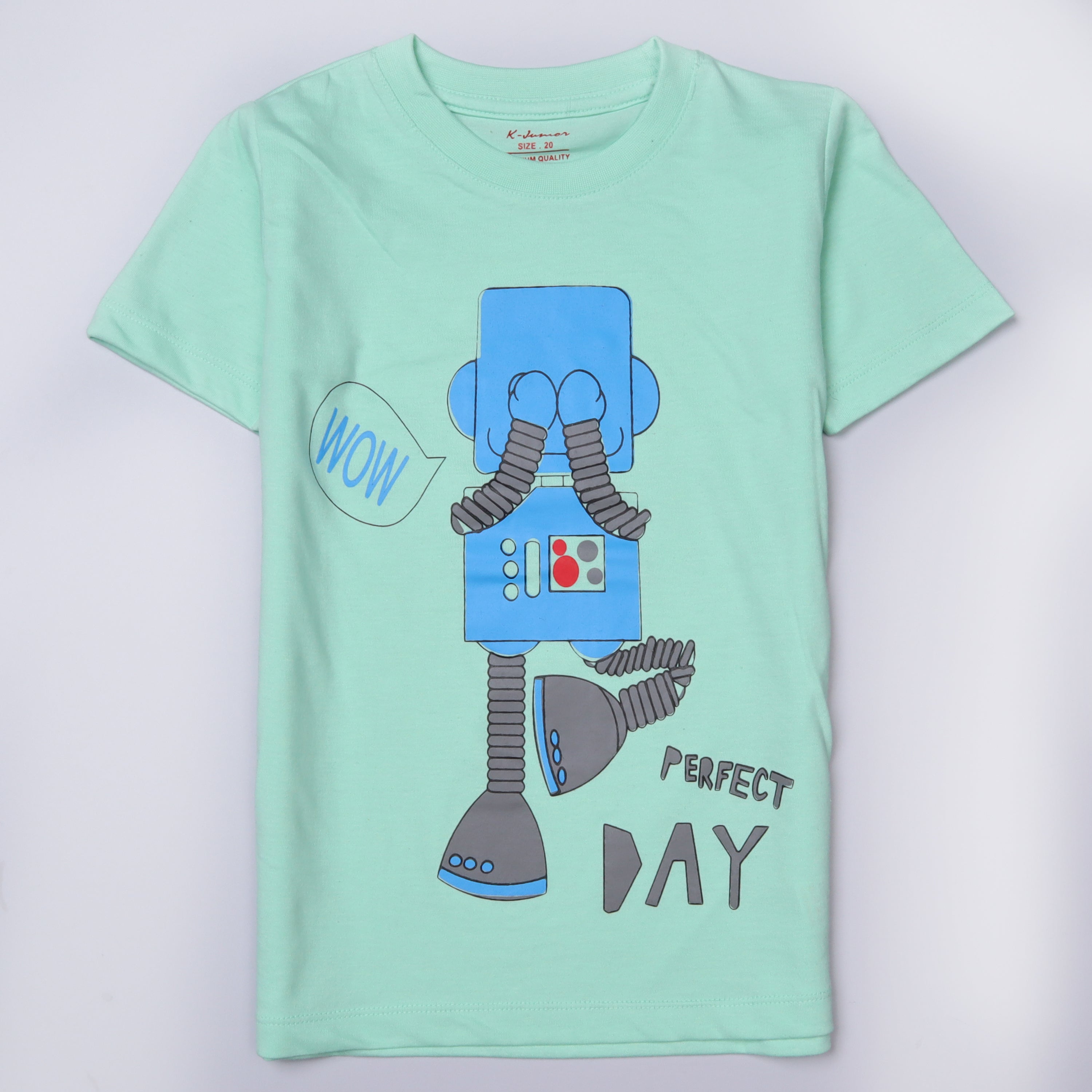 Infant Boys Half Sleeves-Printed T-Shirt (Perfect)