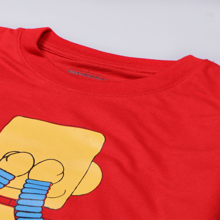 Infant Boys Half Sleeves-Printed T-Shirt (Perfect)