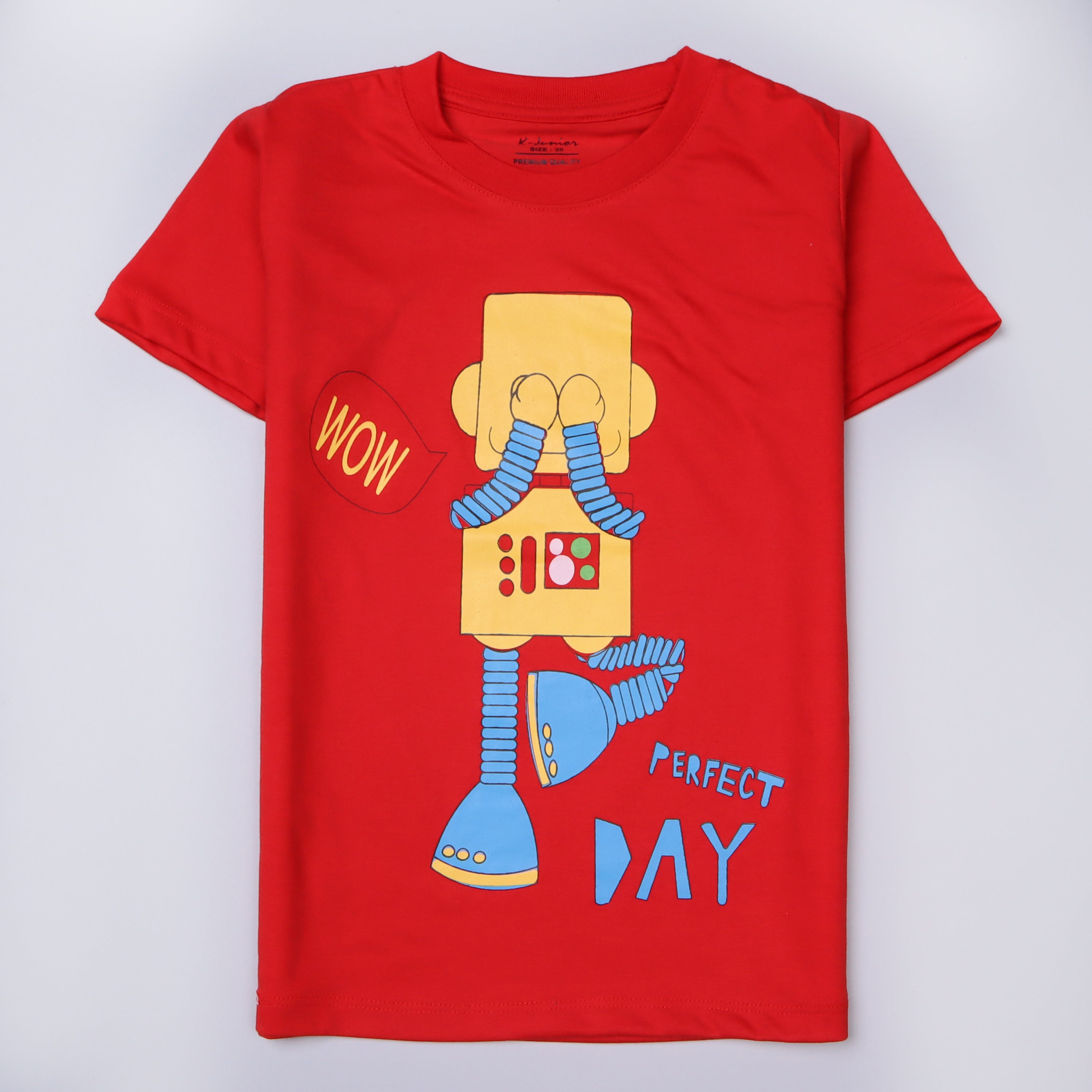 Infant Boys Half Sleeves-Printed T-Shirt (Perfect)