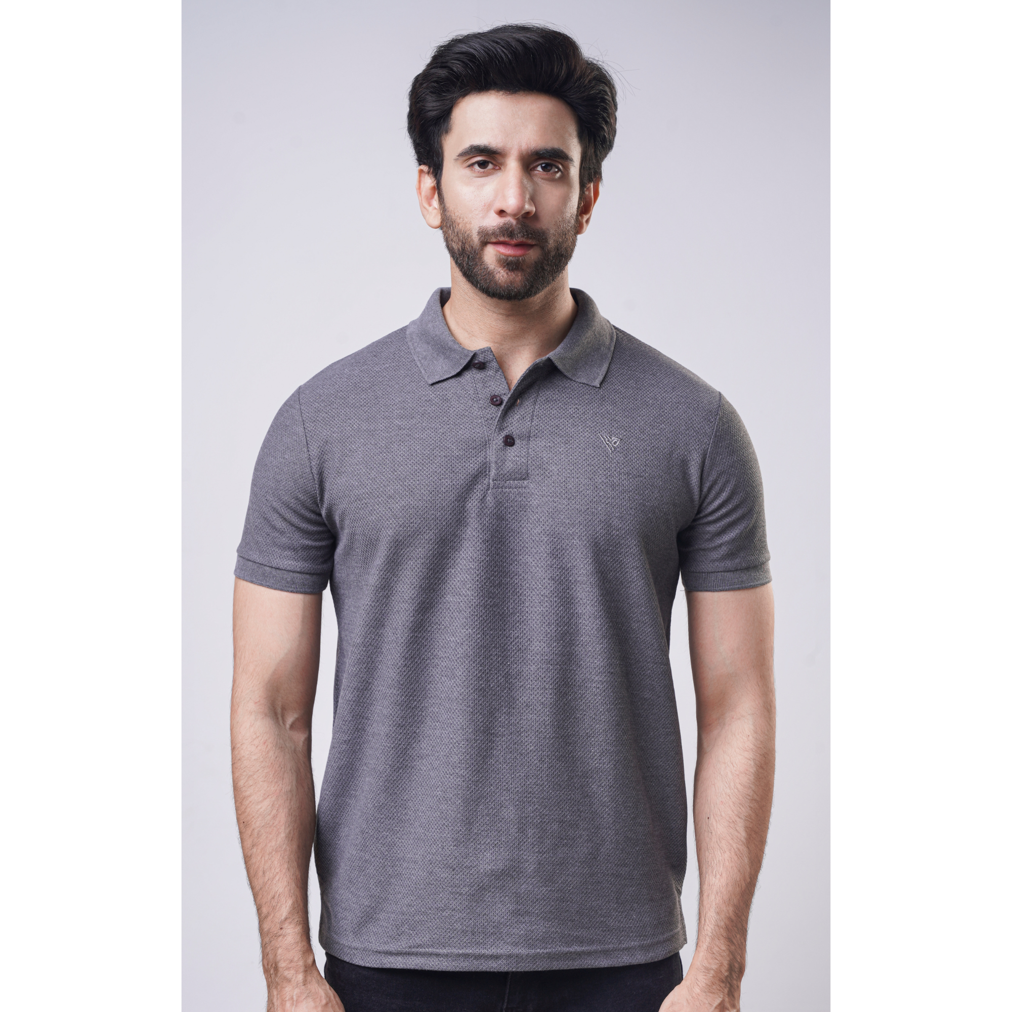 Men's Popcorn Half Sleeve Polo