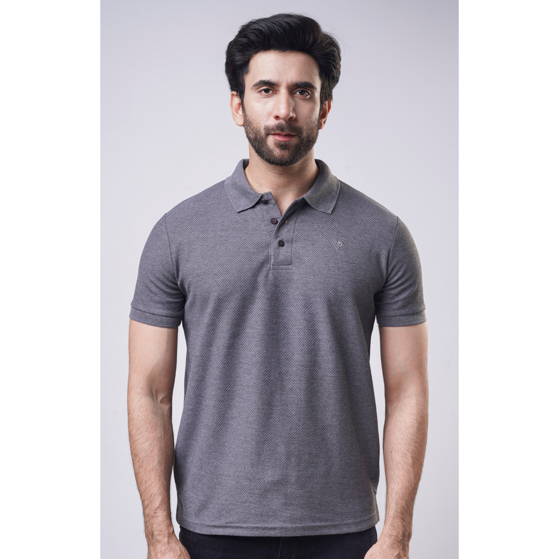 Men's Popcorn Half Sleeve Polo