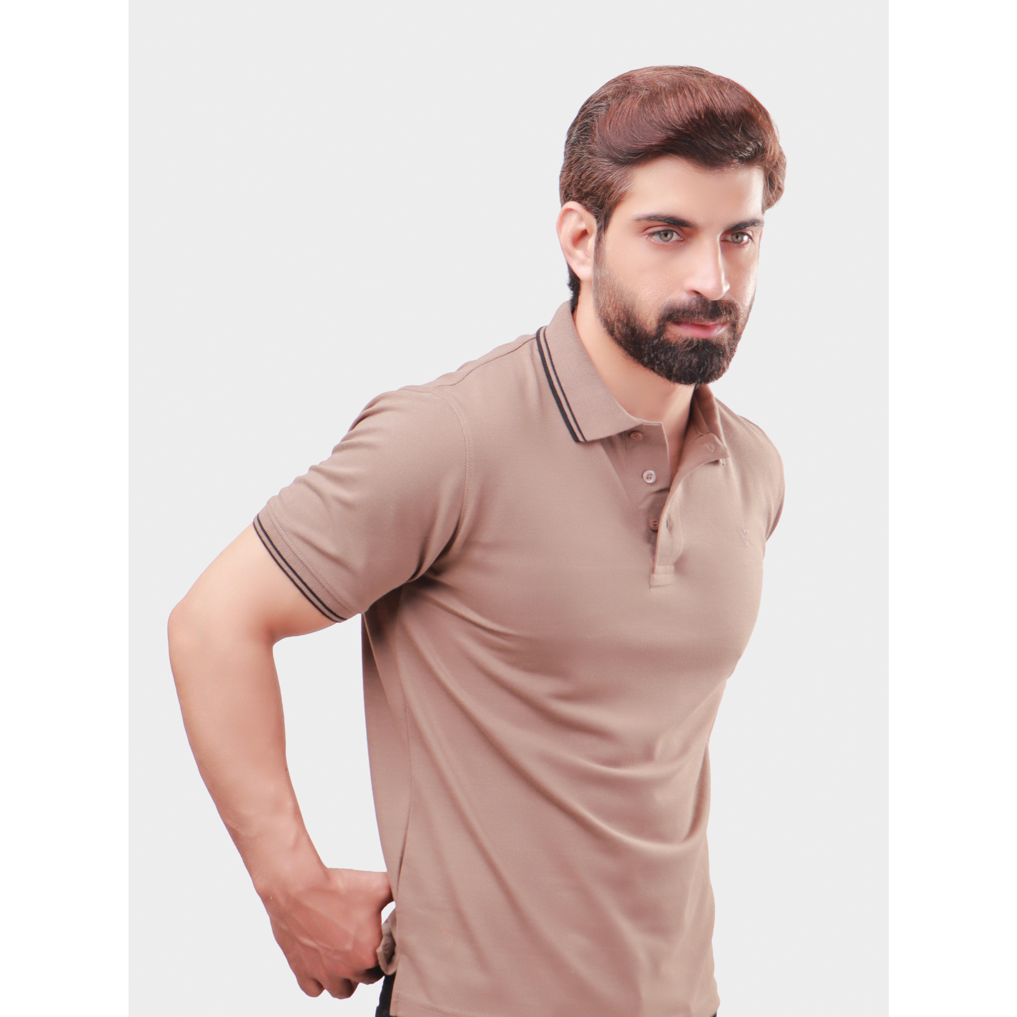 Men's Pique Half Sleeve Polo
