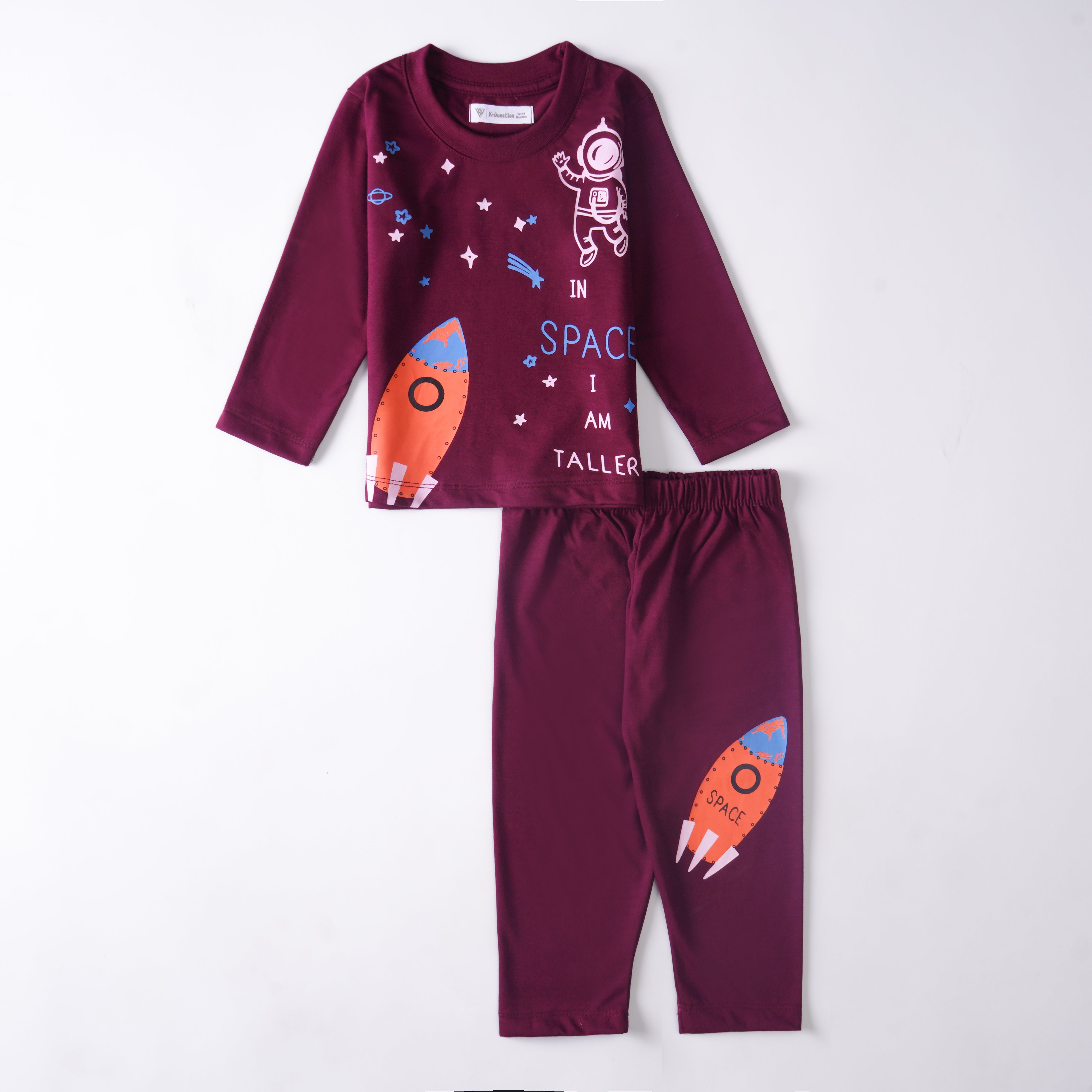 Boys Printed Full Sleeve Suit