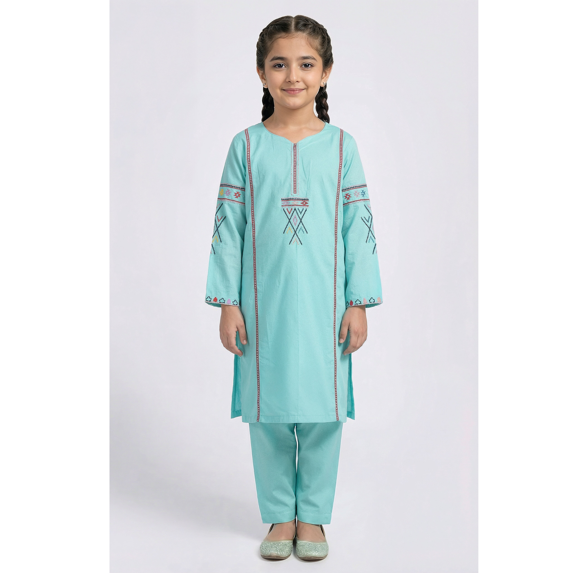 Girls Ethnic 2 Pcs Set