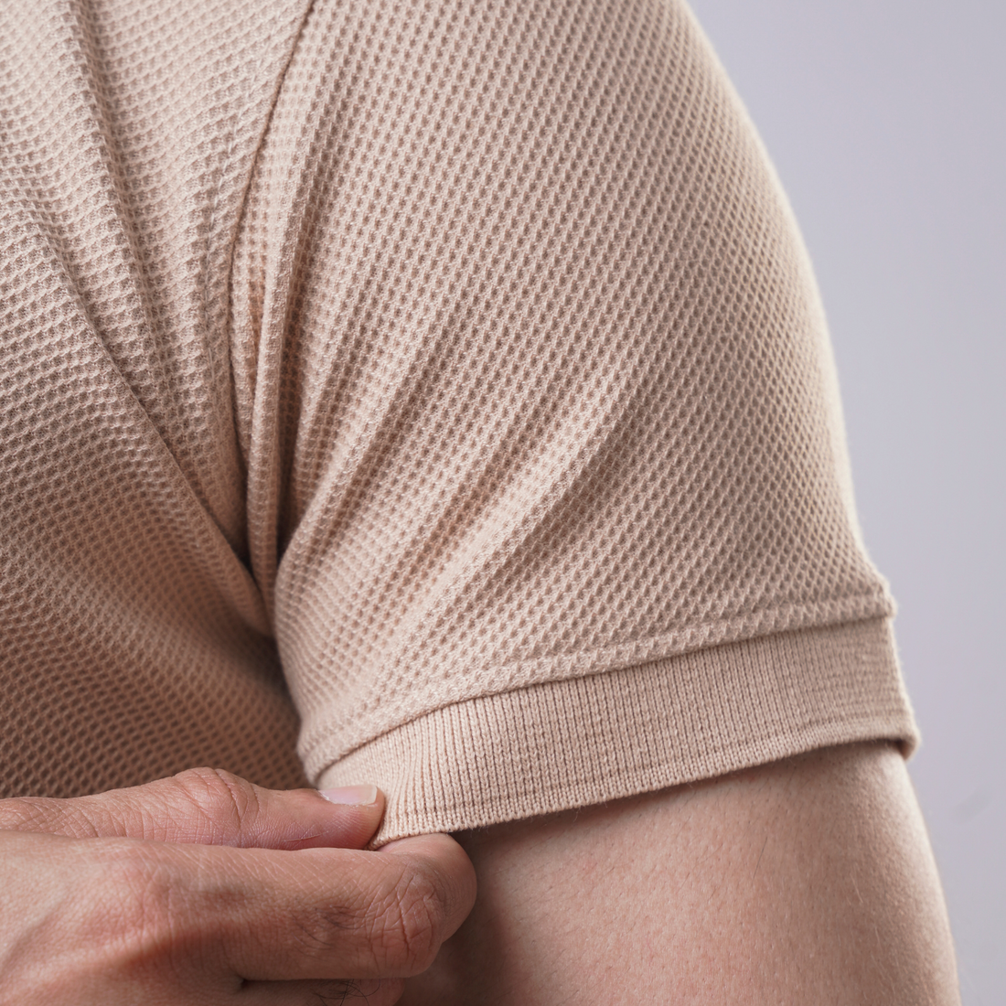 Men's Popcorn Half Sleeve Polo