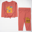 Girls Printed Full Sleeve Suit (Let's)