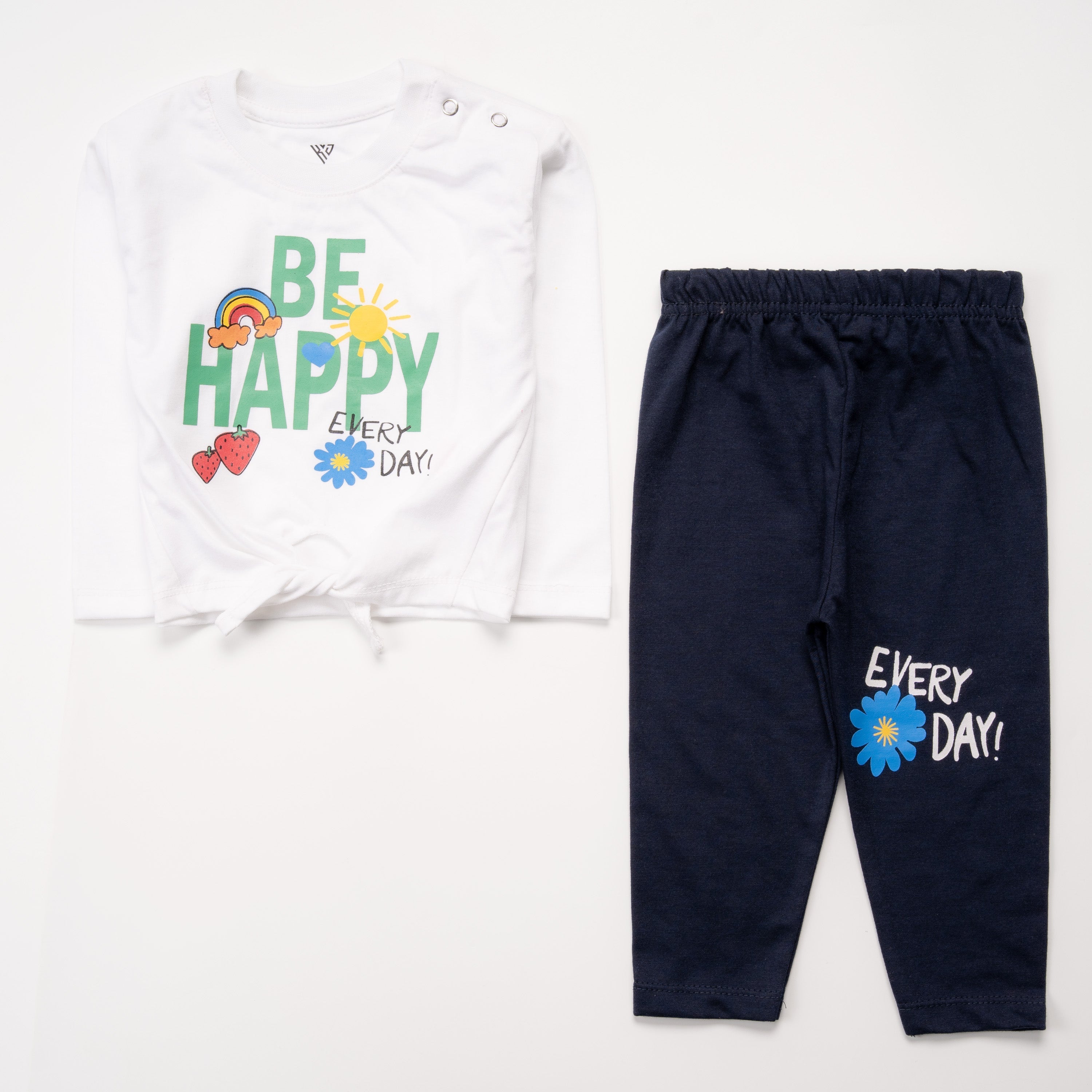 Girls Printed Full Sleeve Suit (Be-Happy)