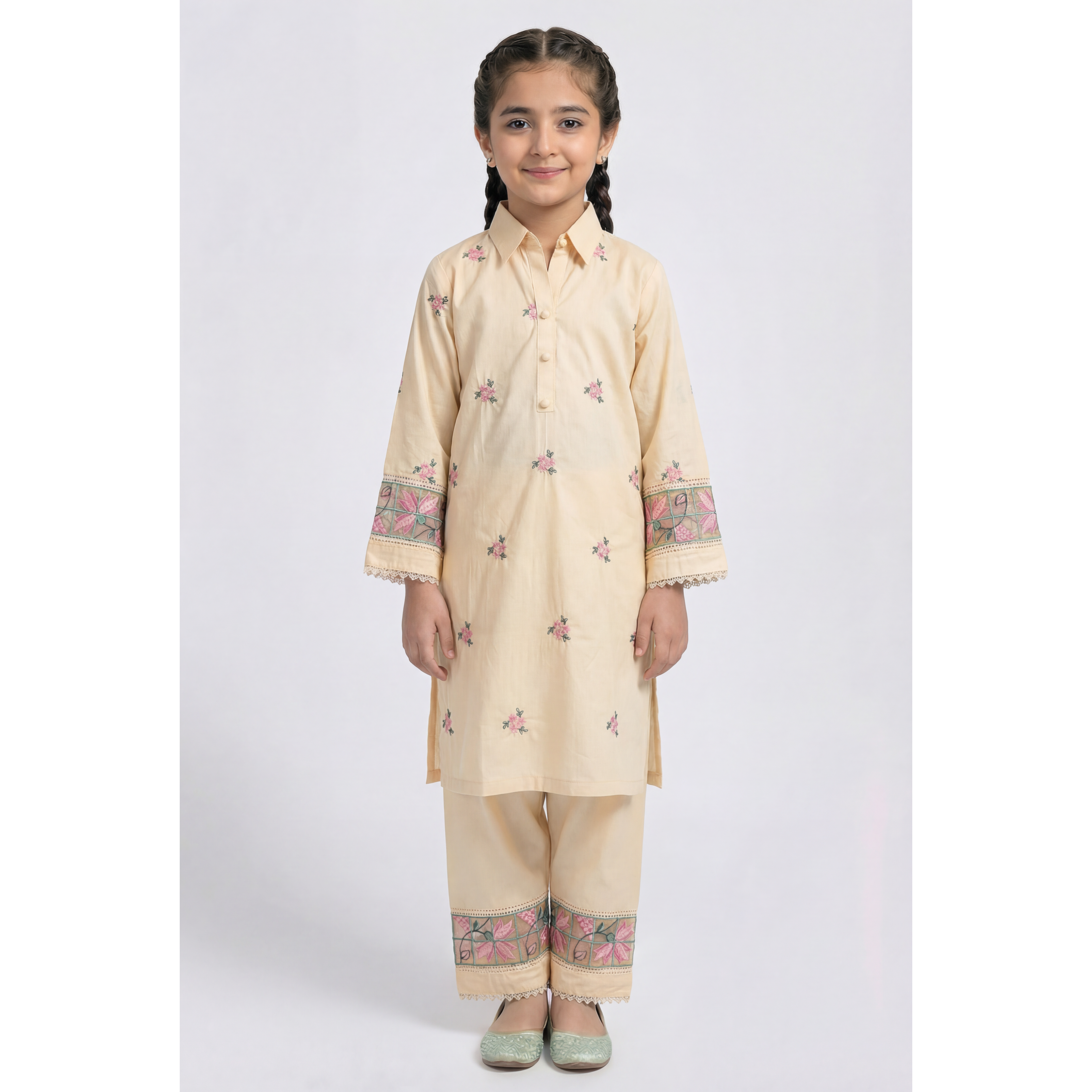 Girls Ethnic 2 Pcs Set