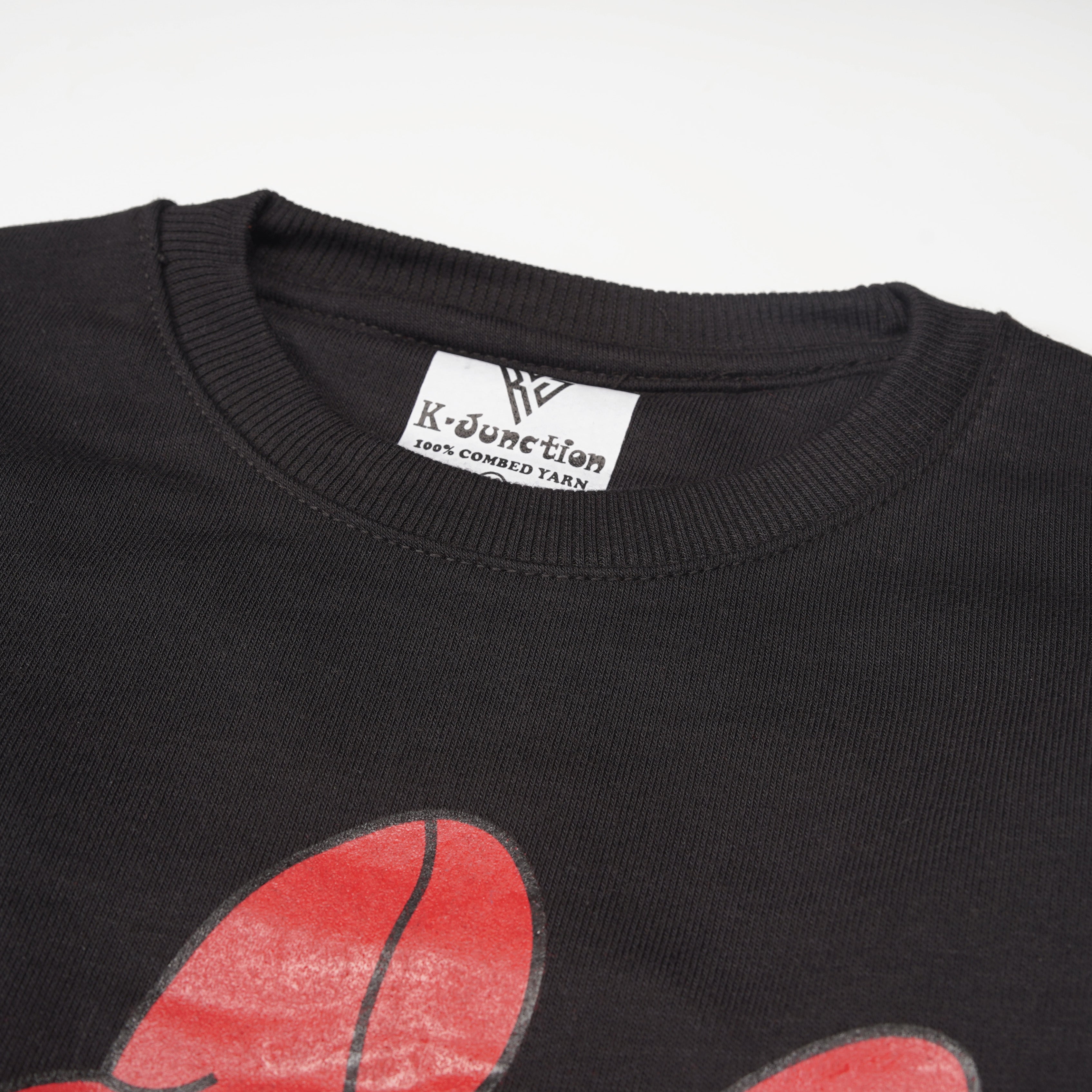 Girls Printed Full Sleeve Sweat T-Shirt (7226)