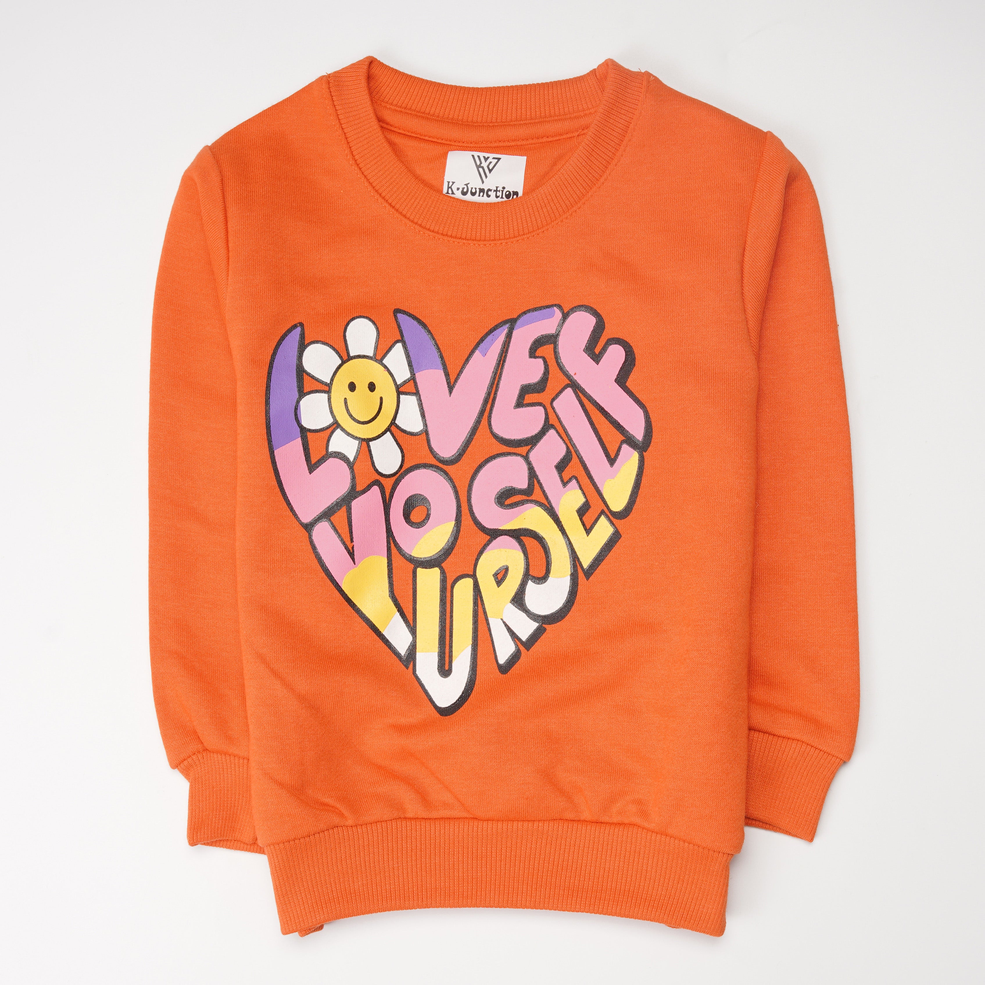 Girls Printed Full Sleeve Sweat T-Shirt (7229)