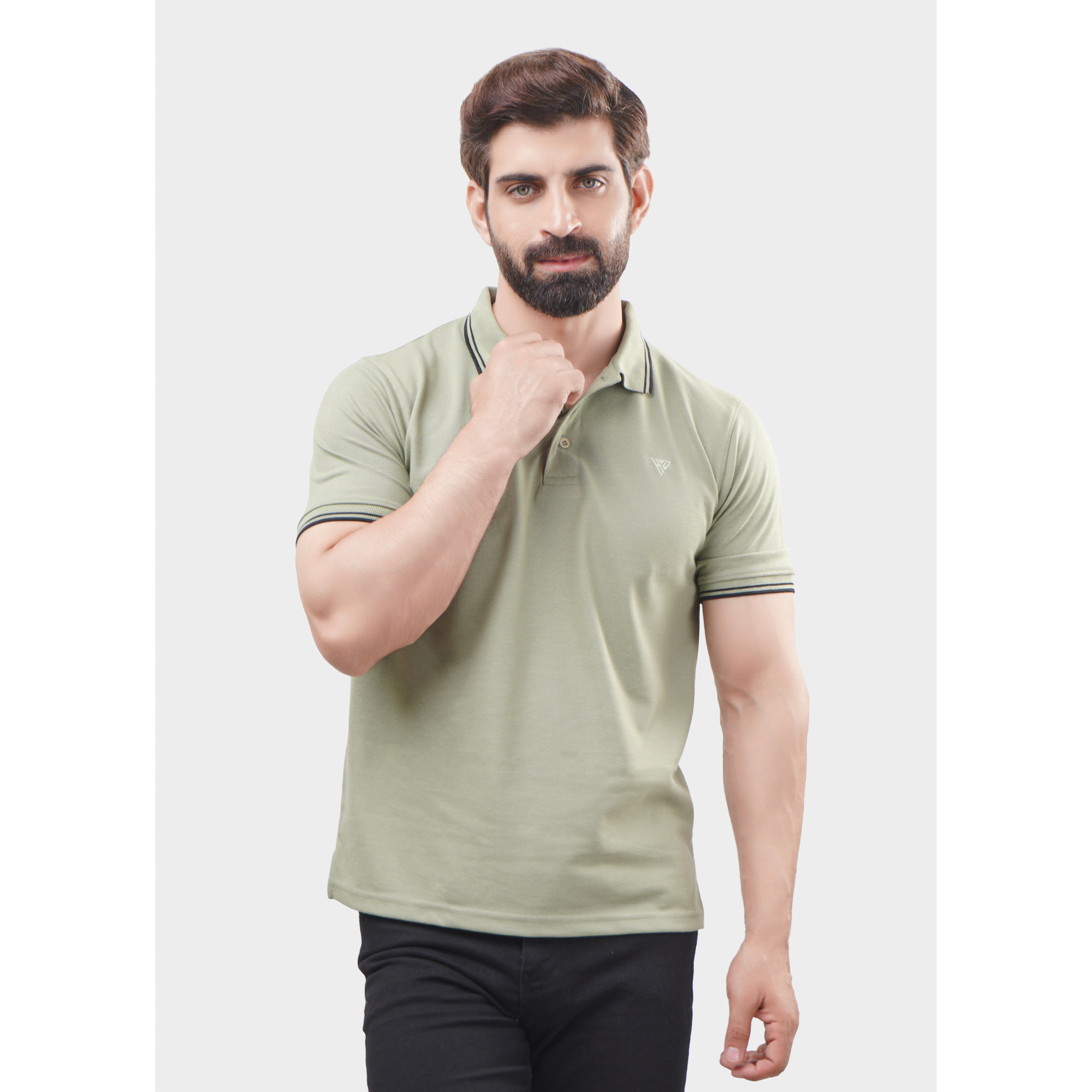 Men's Pique Half Sleeve Polo
