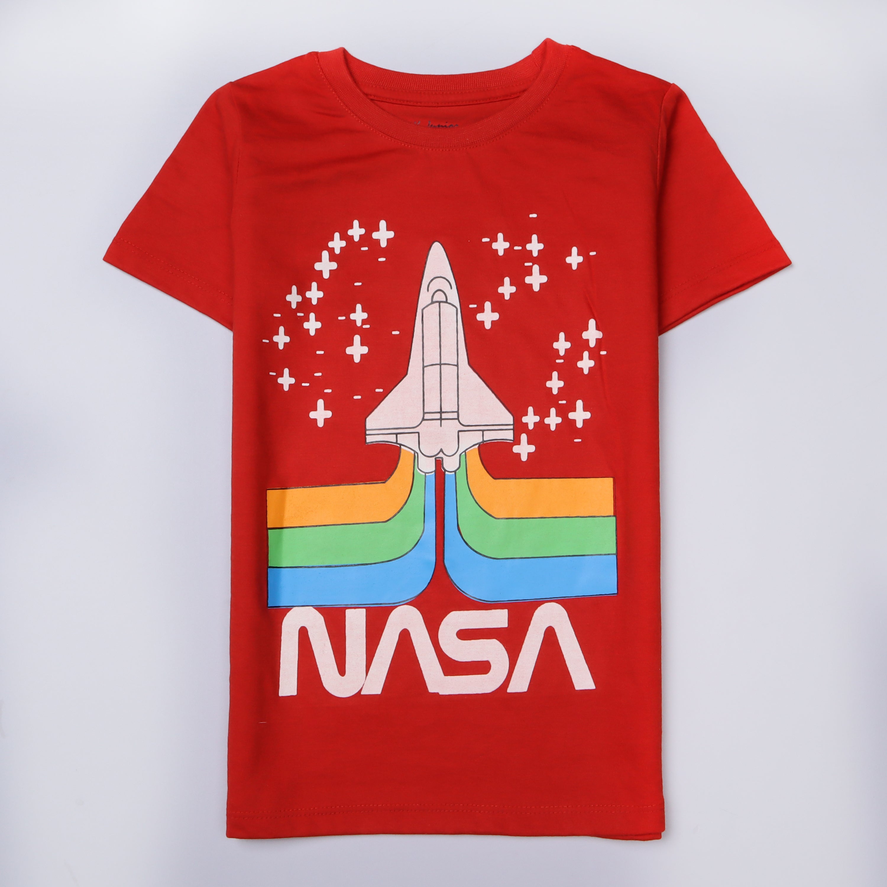 Infant Boys Half Sleeves-Printed T-Shirt (Nasa)
