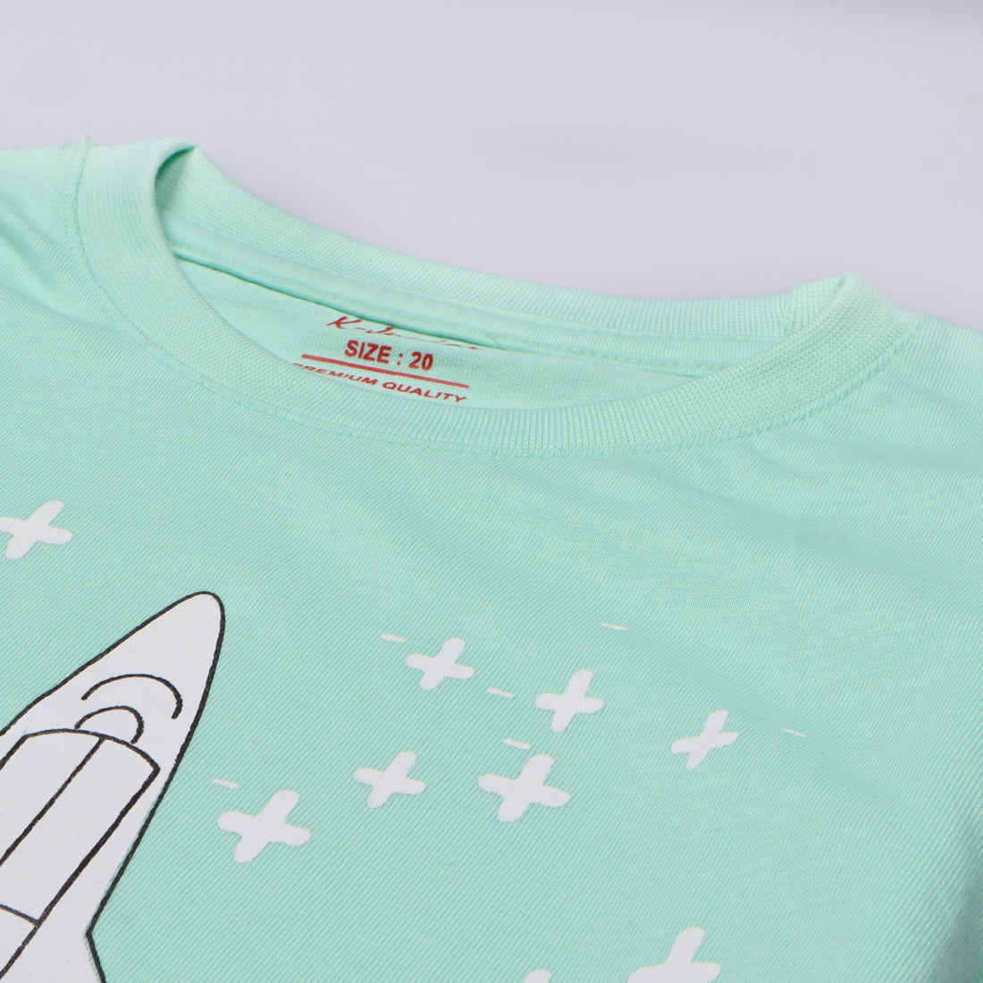 Infant Boys Half Sleeves-Printed T-Shirt (Nasa)