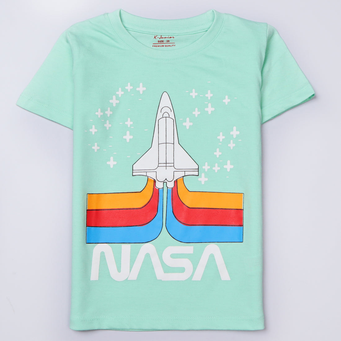 Infant Boys Half Sleeves-Printed T-Shirt (Nasa)