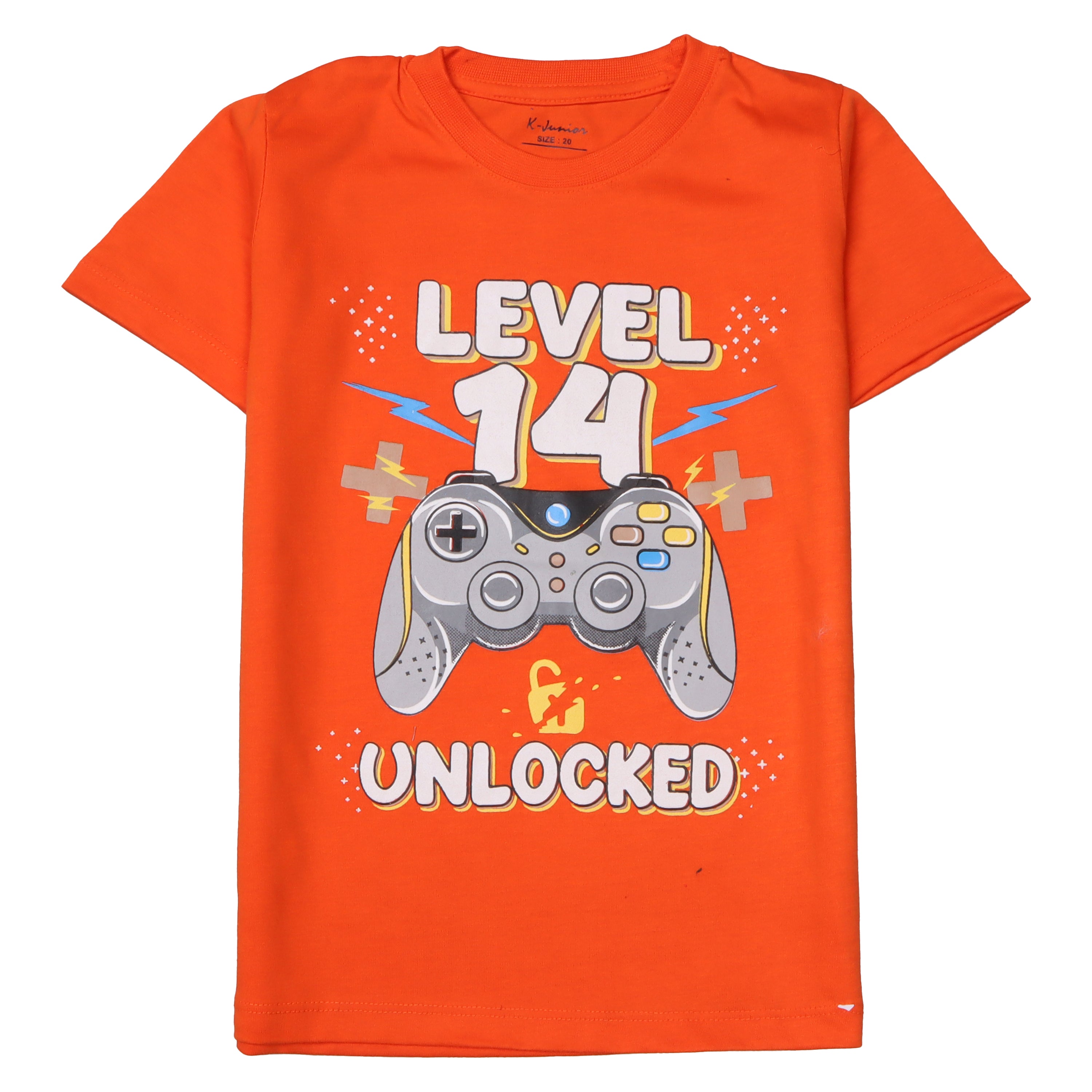 Infant Boys Half Sleeves-Printed T-Shirt (level-14)