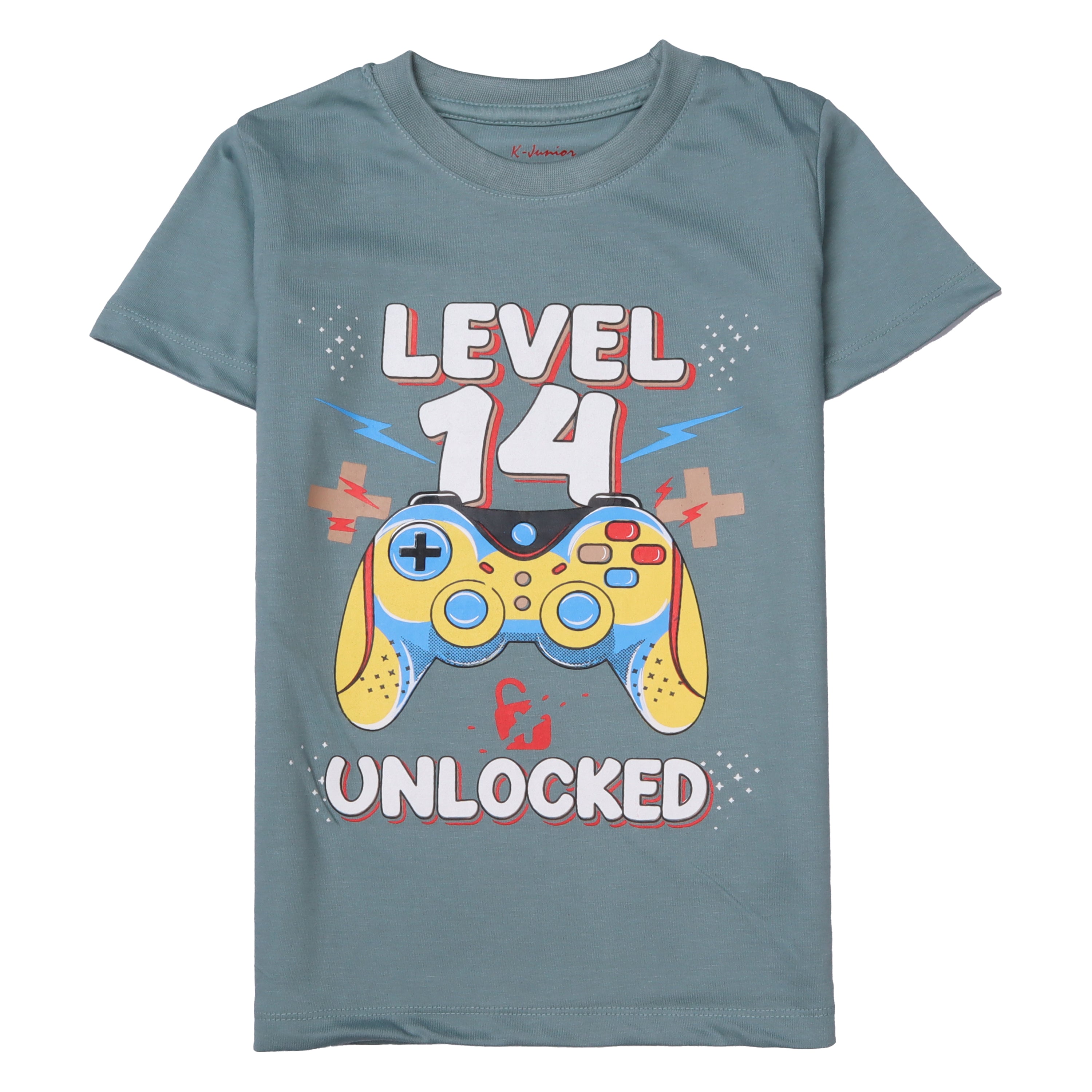 Infant Boys Half Sleeves-Printed T-Shirt (level-14)