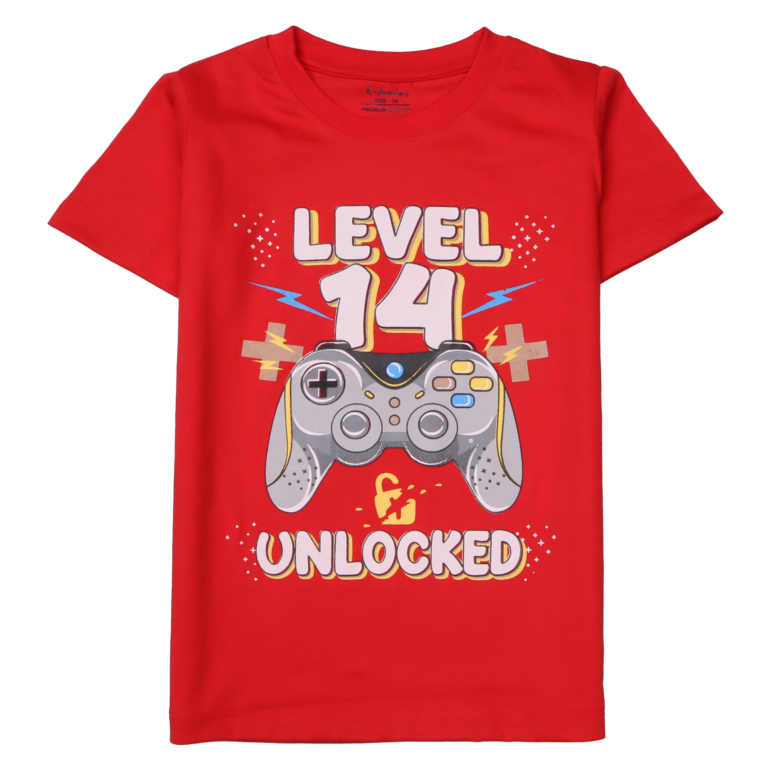 Infant Boys Half Sleeves-Printed T-Shirt (level-14)
