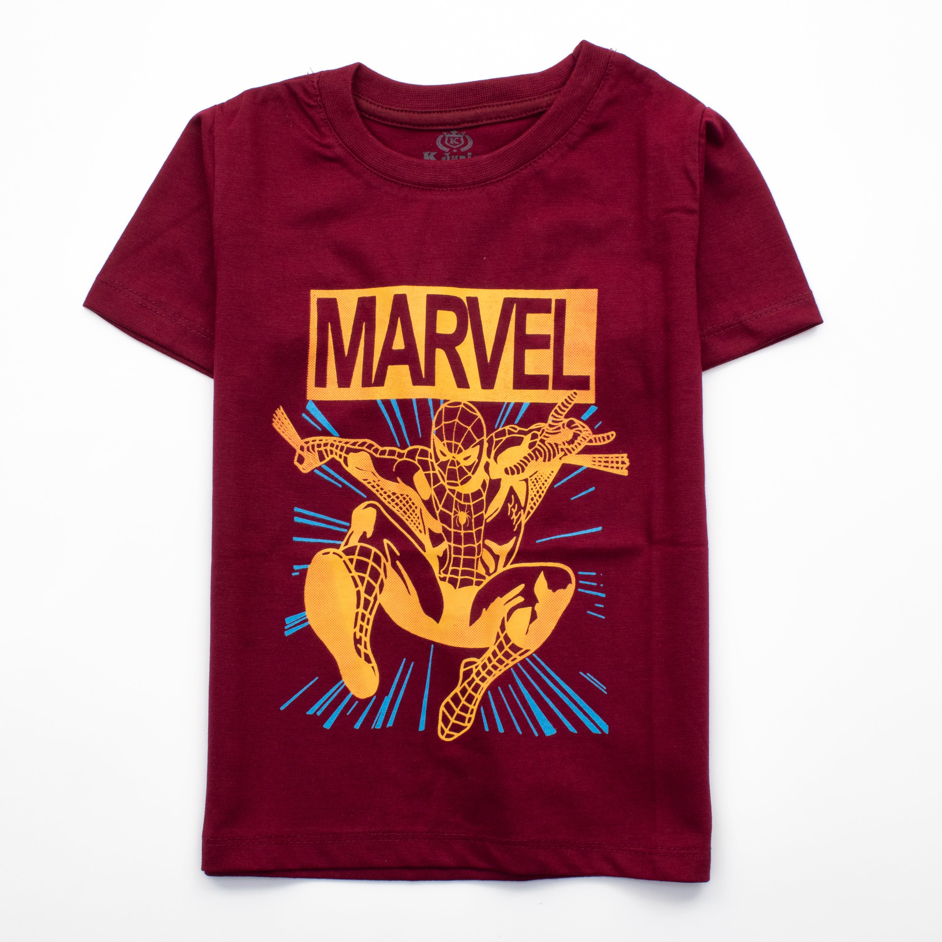 Infant Boys Half Sleeves-Printed T-Shirt (Marvel)