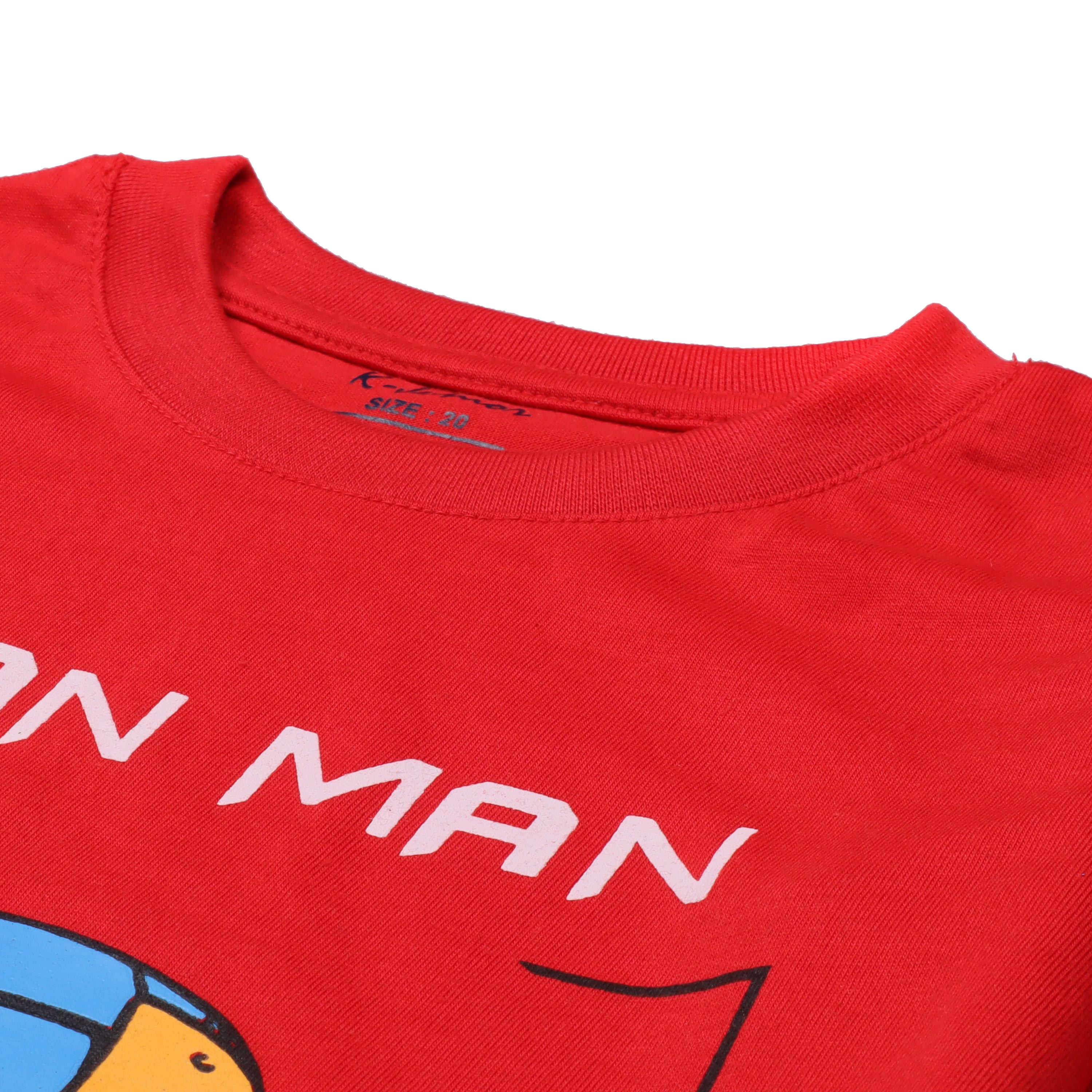 Infant Boys Half Sleeves-Printed T-Shirt (ironman)