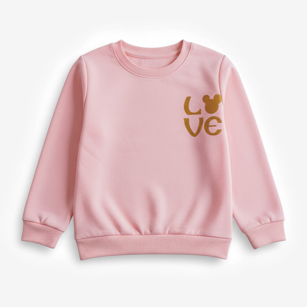 Girls Printed Full Sleeve Sweat T-Shirt (7228)
