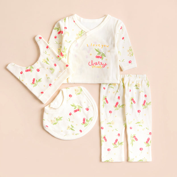 Infant Girls 4 Pcs Suit