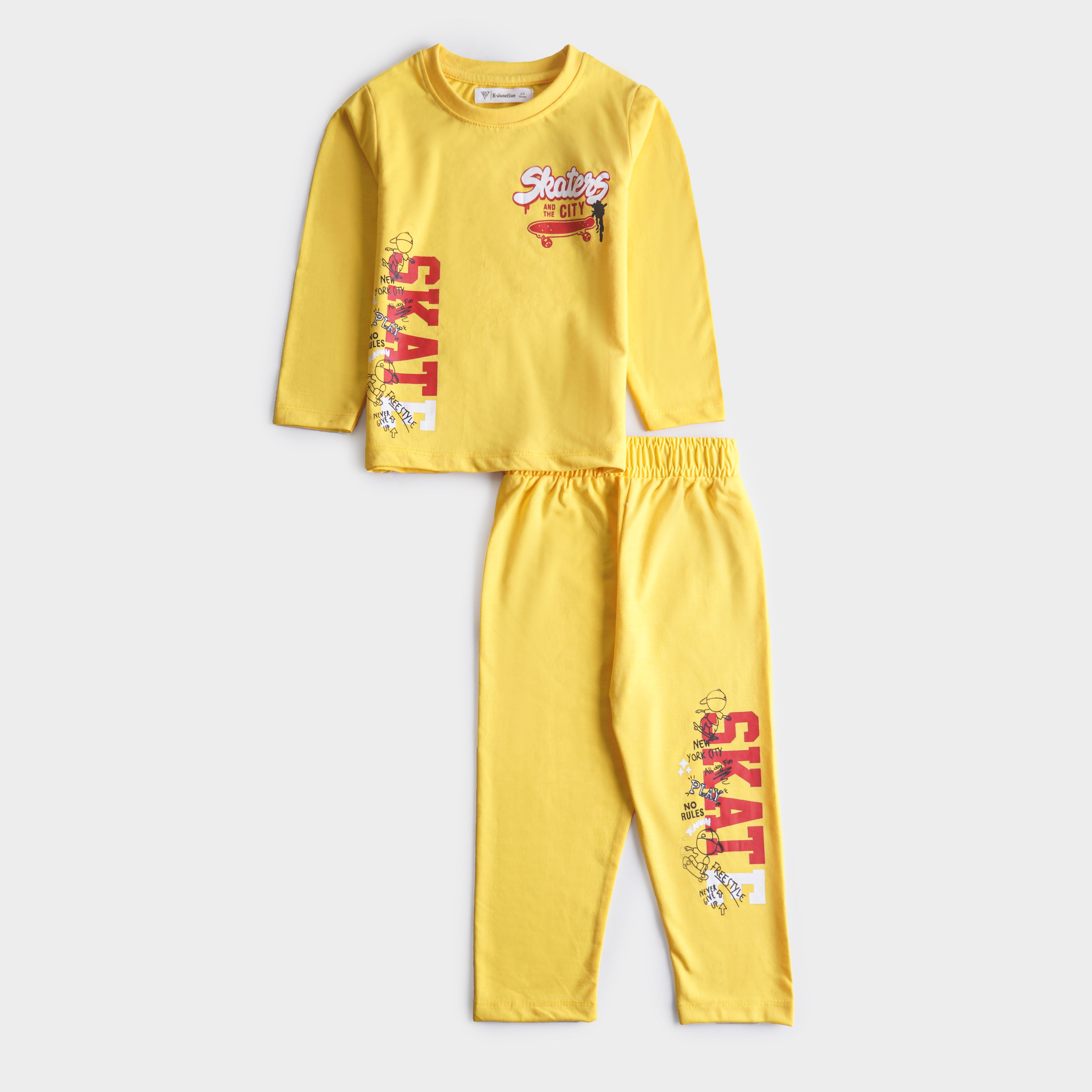 Boys Printed Full Sleeve Suit