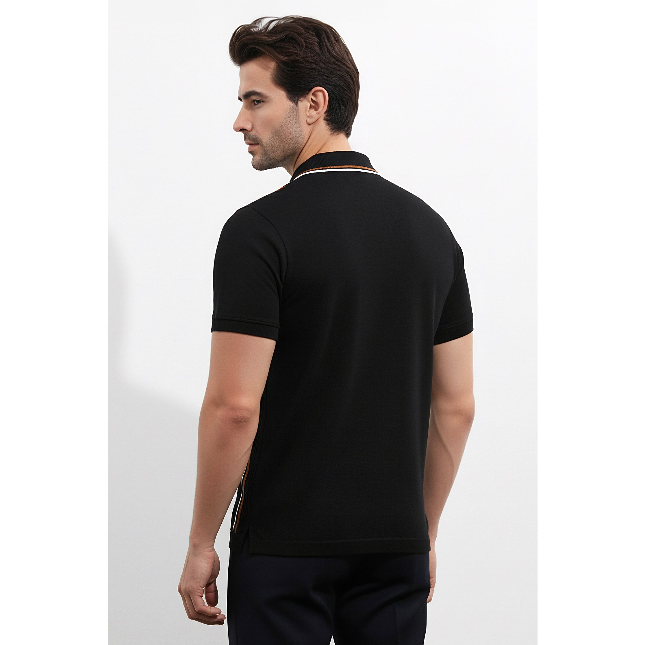 Mens Knitted Polo