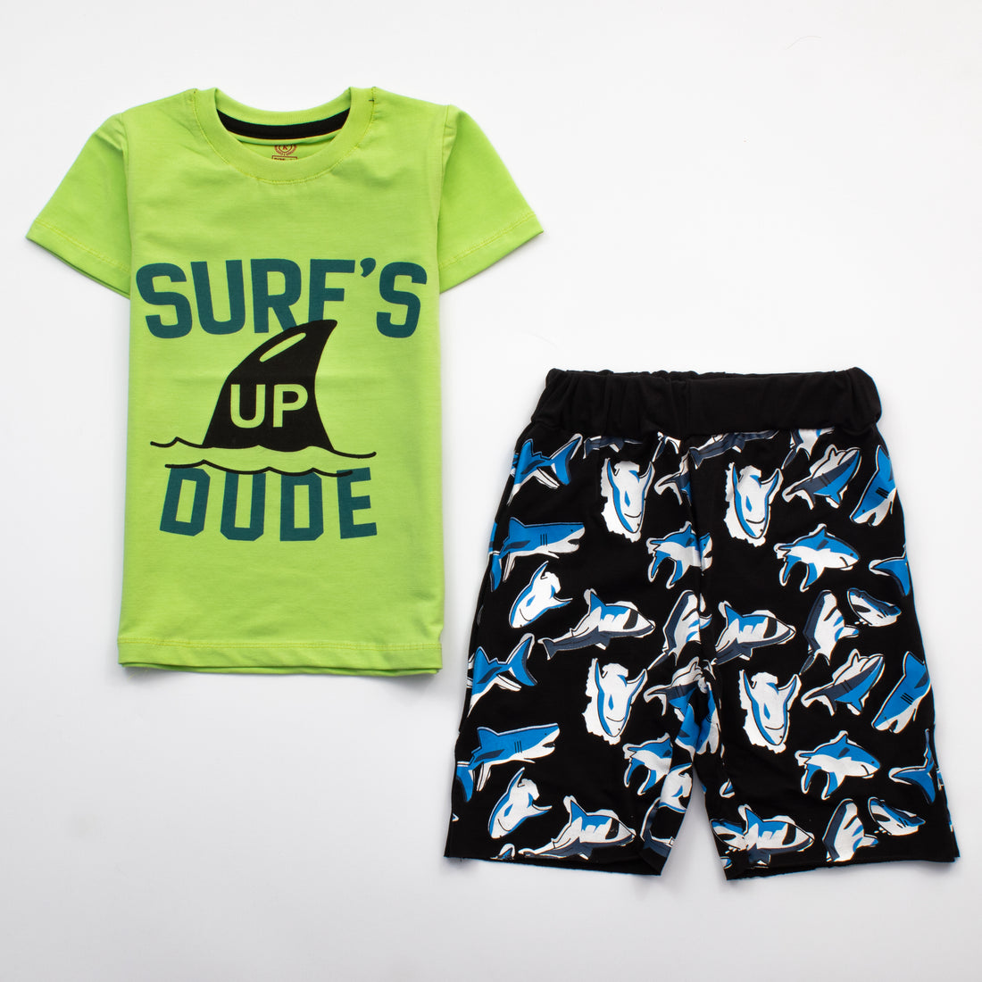 Infant Boys Half Sleeves 2 Piece Suit ( Surf )