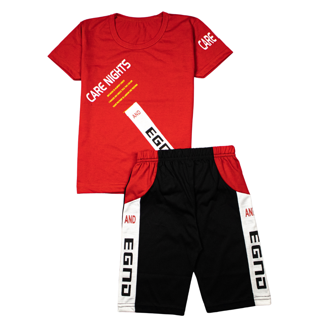 Boys Half Sleeves 2 Piece Suit (Care nights )