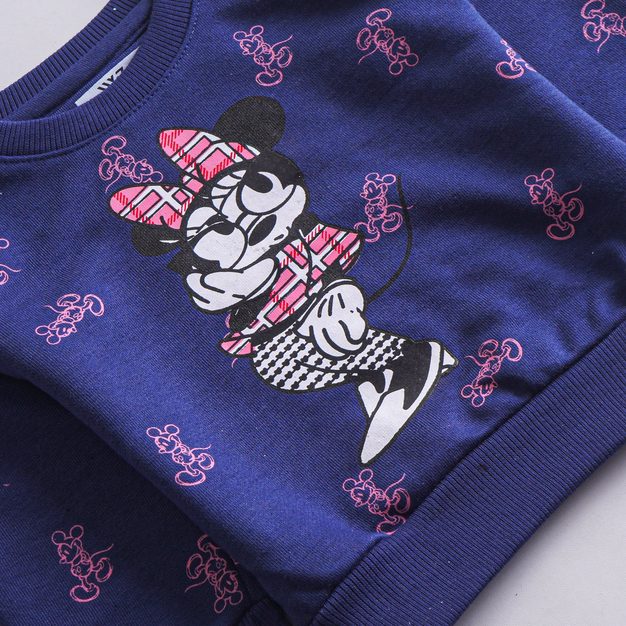 Girls Printed Full Sleeve Sweat T-Shirt (7220)