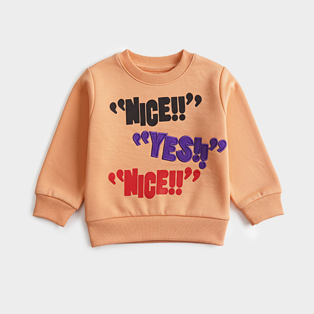 Girls Printed Full Sleeve Sweat T-Shirt (7222)